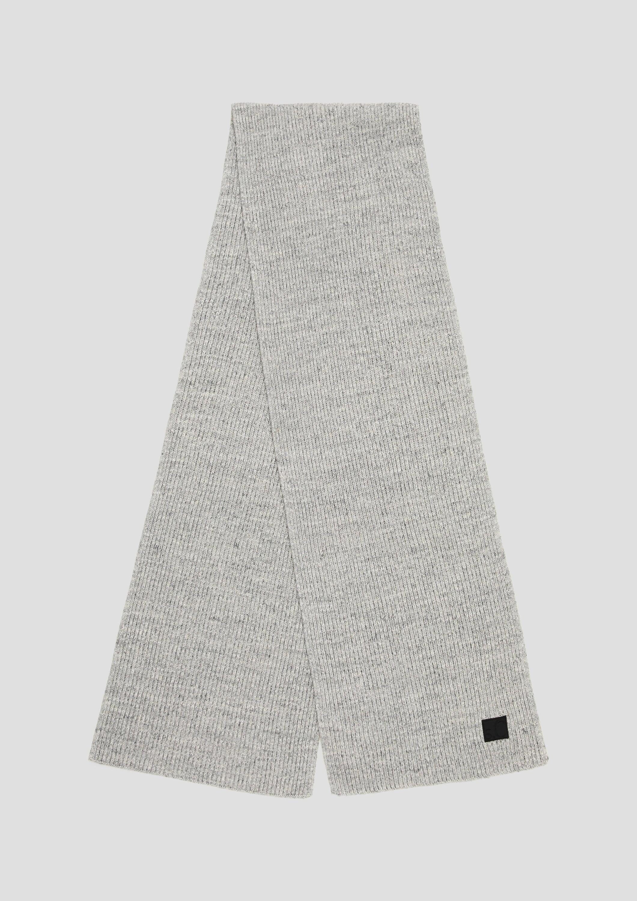 s.Oliver Schal Tuch, Strickschal aus Baumwolle