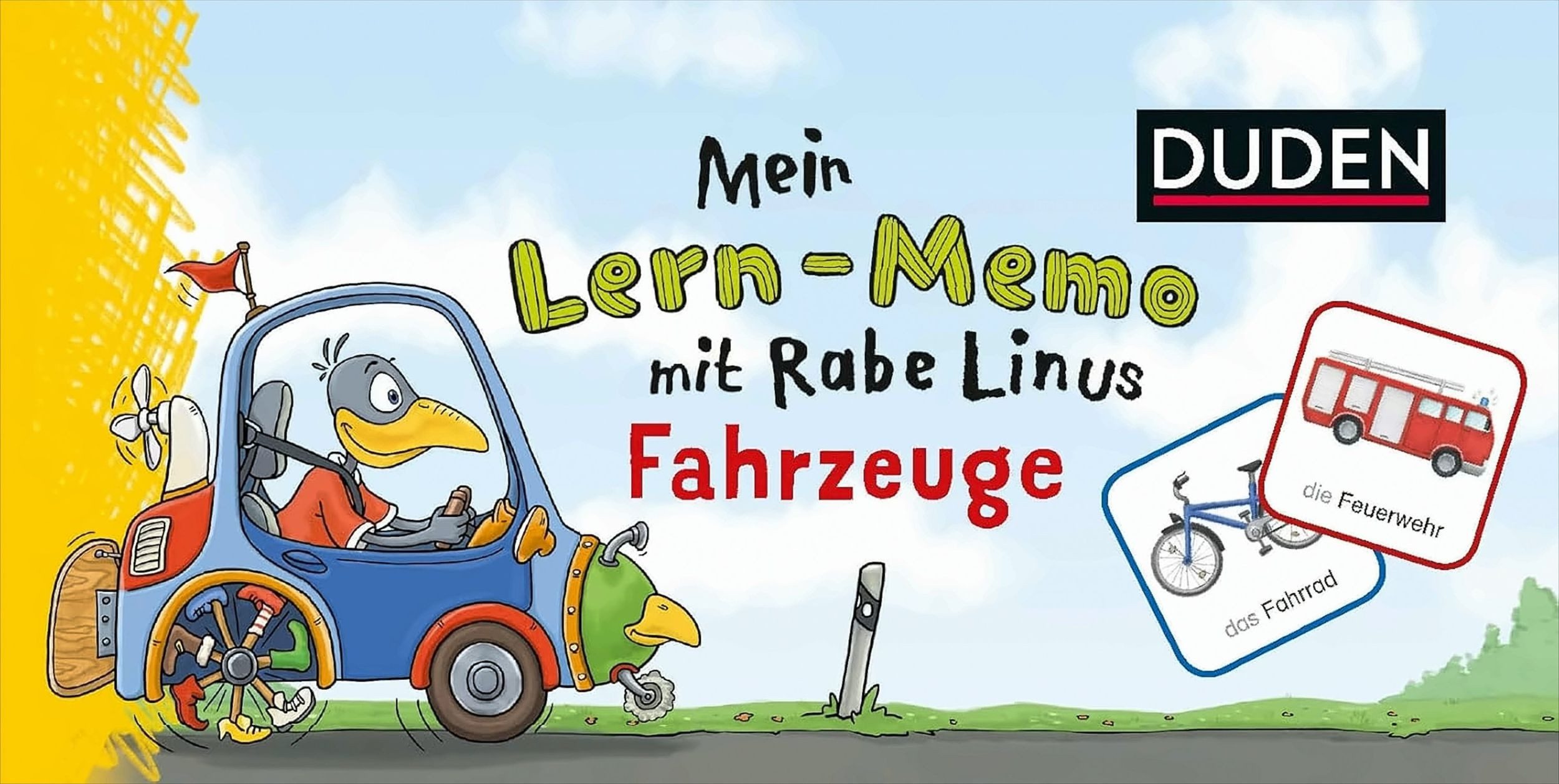 Cornelsen Verlag Spiel Mein Lern-Memo mit Rabe Linus – Fahrzeuge