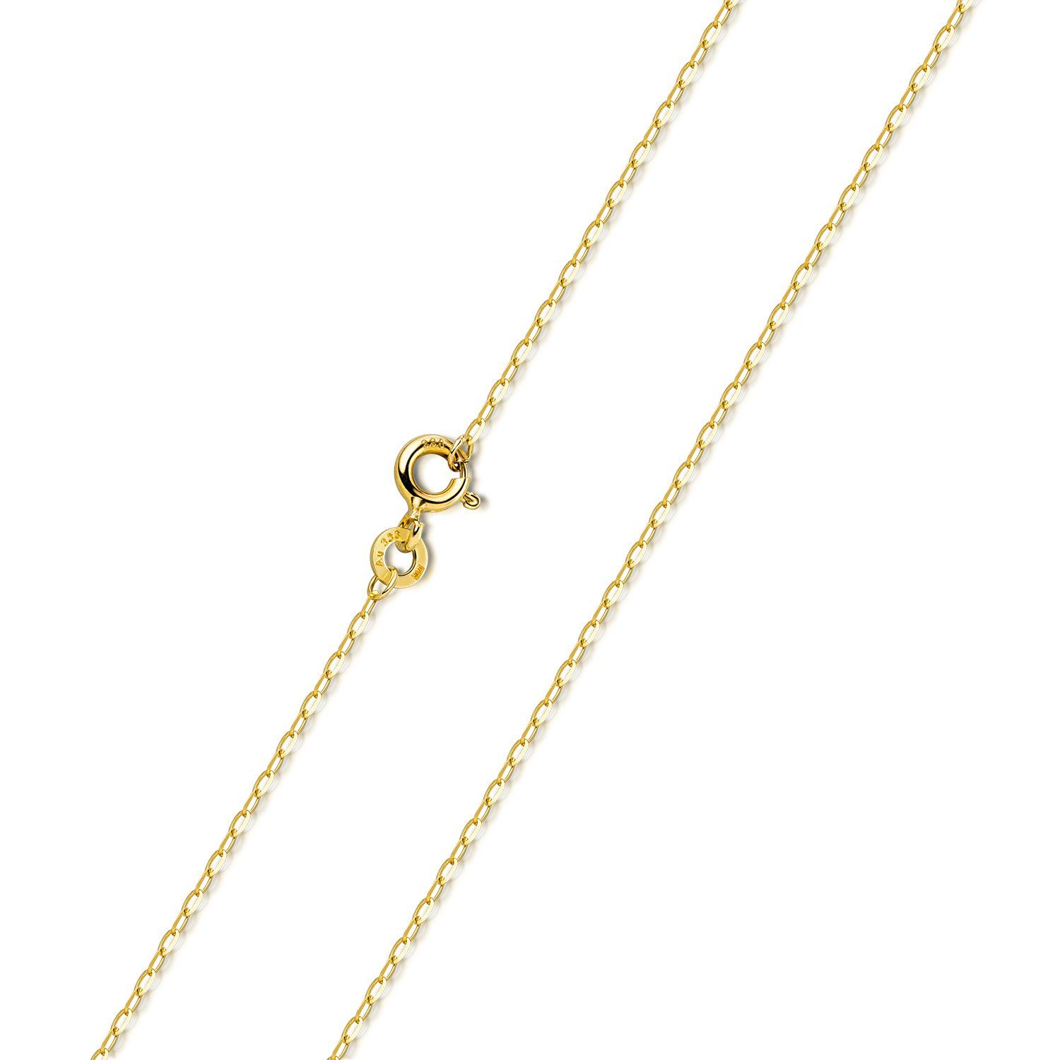 Materia Goldkette Damen Mädchen Gelbgold Ankerkette fein K85, 333 Gelbgold, 8 Karat