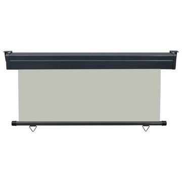 furnicato Markise Balkon-Seitenmarkise 170 × 250 cm Grau