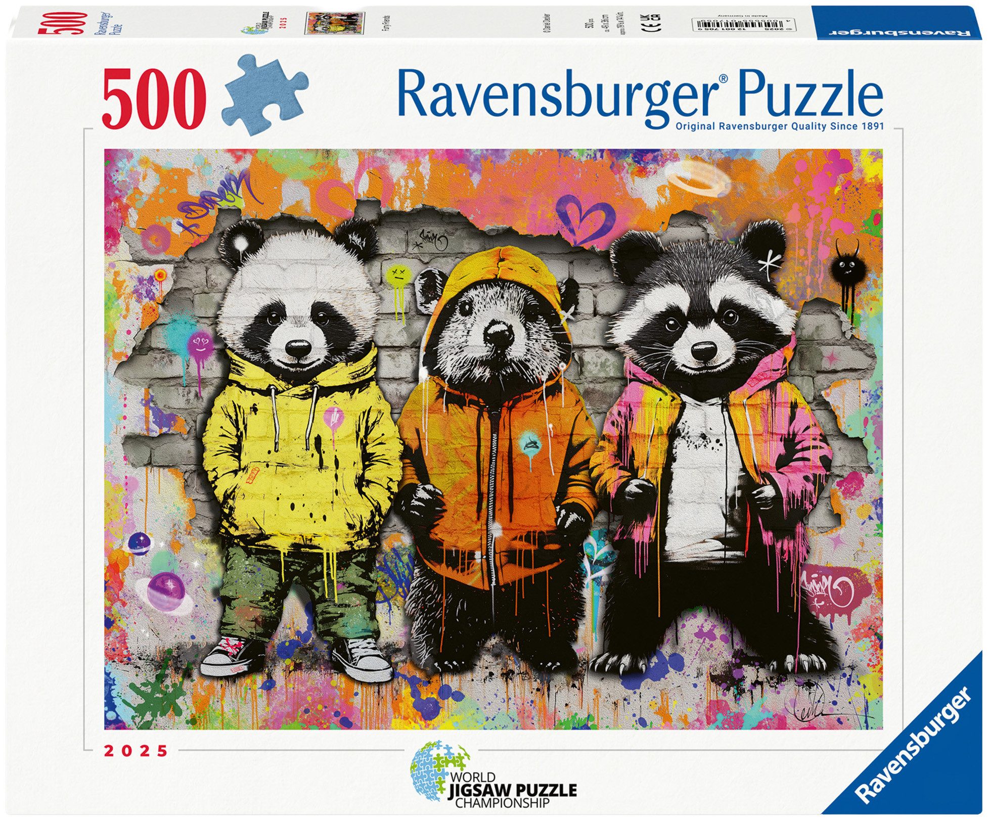 Ravensburger Puzzle Flauschige Freunde, 500 Puzzleteile, Made in Germany