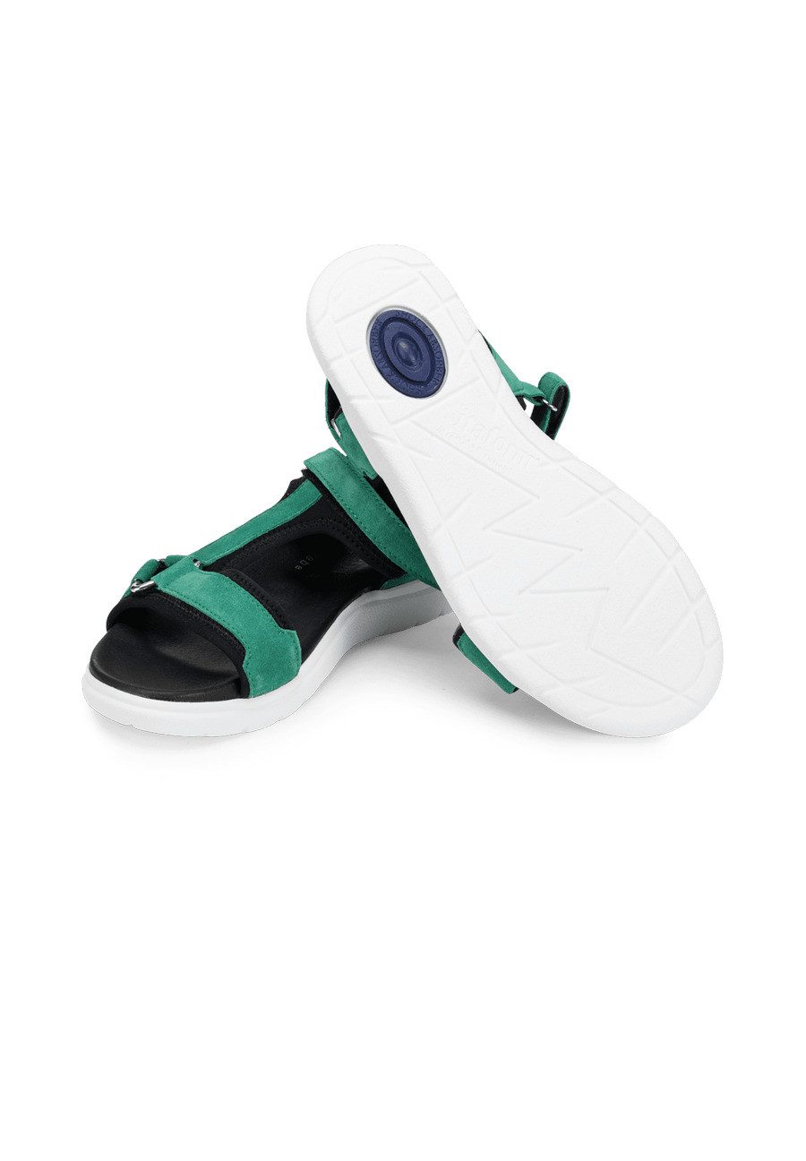 vitaform Damen Sandalen Veloursleder Sandale