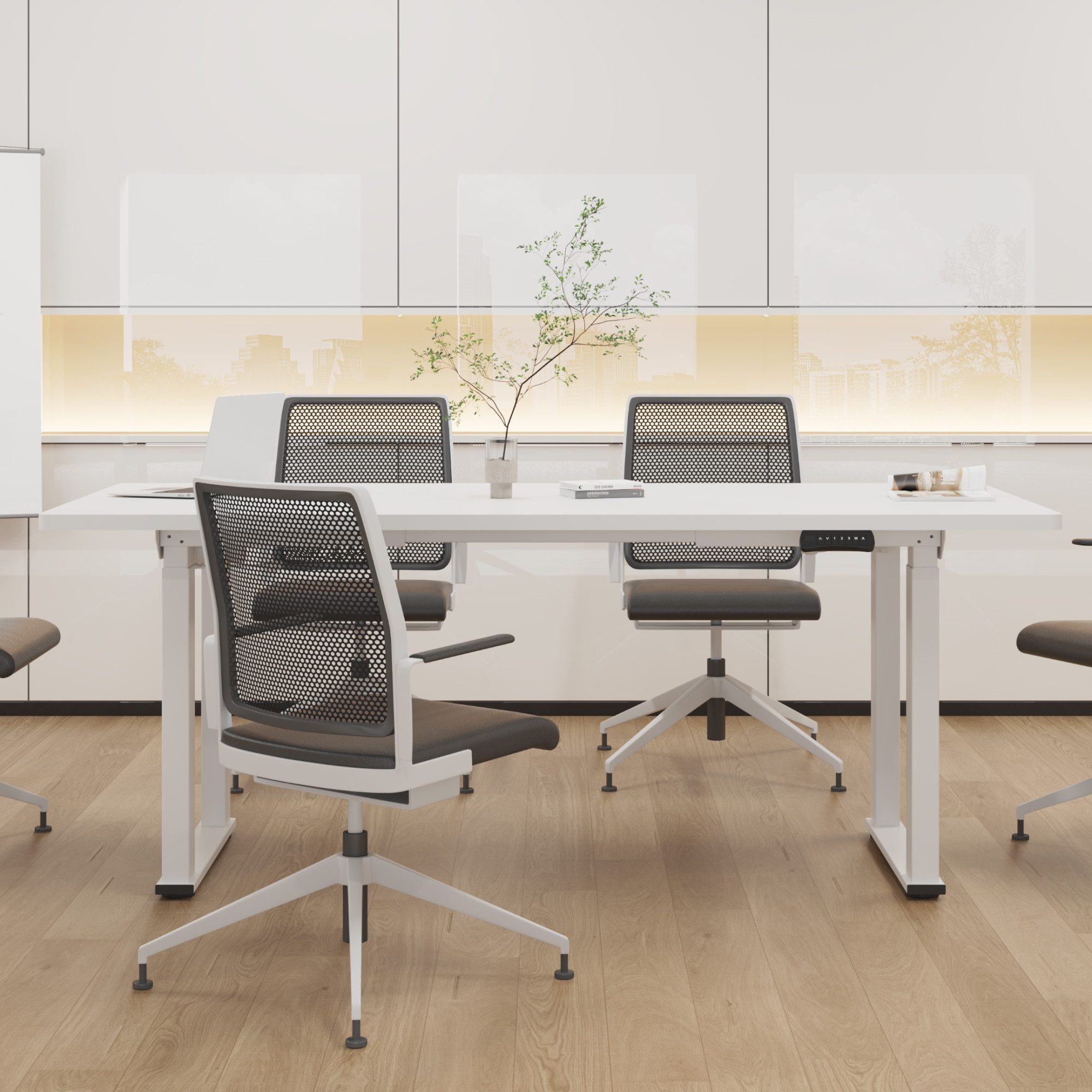 FLEXISPOT Schreibtisch Höhenverstellbarer Schreibtischgestell mit 4-Beinen günstig online kaufen