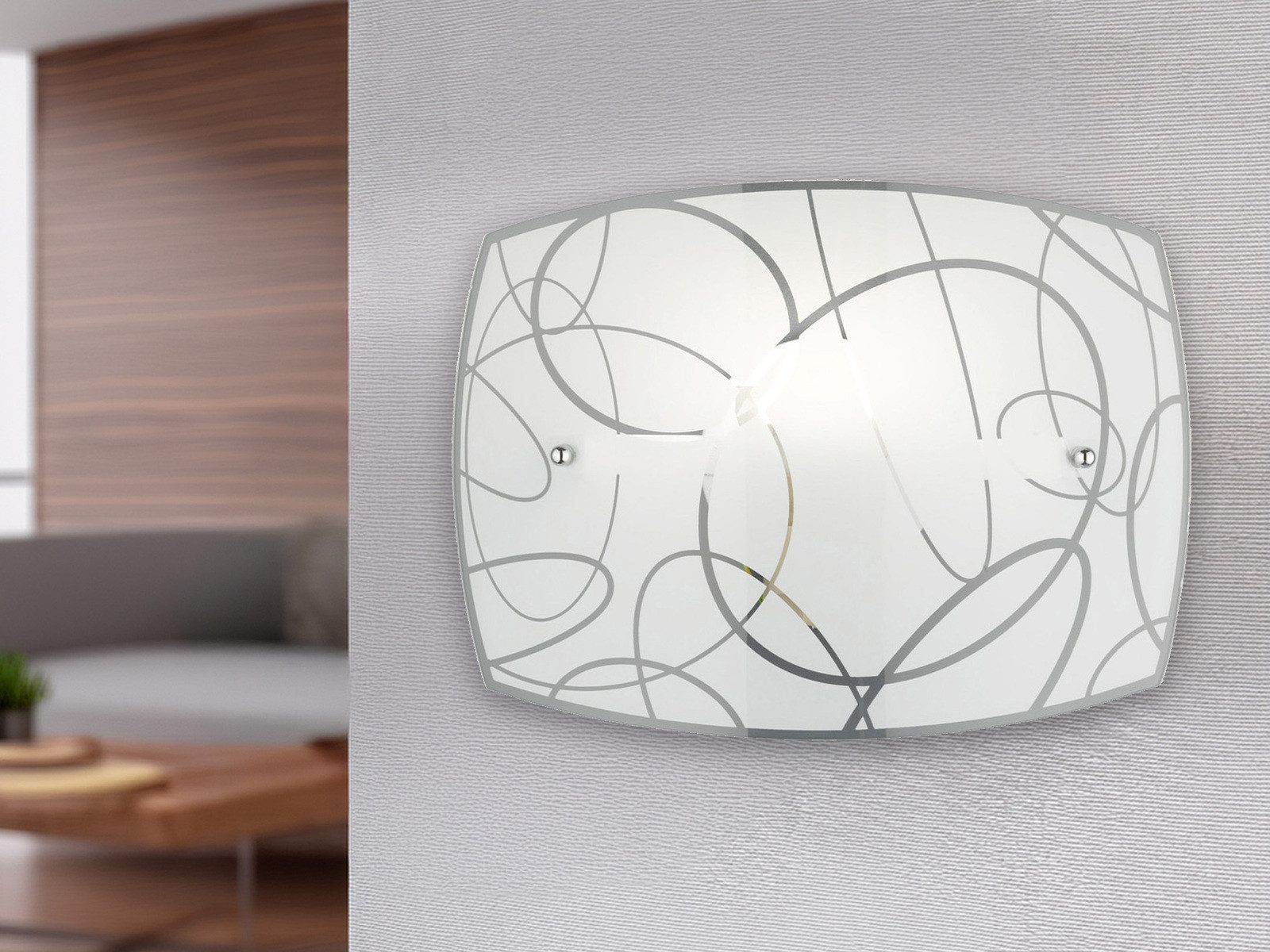 TRIO Leuchten LED Wandleuchte, LED wechselbar, Warmweiß, innen, Lampenschir günstig online kaufen