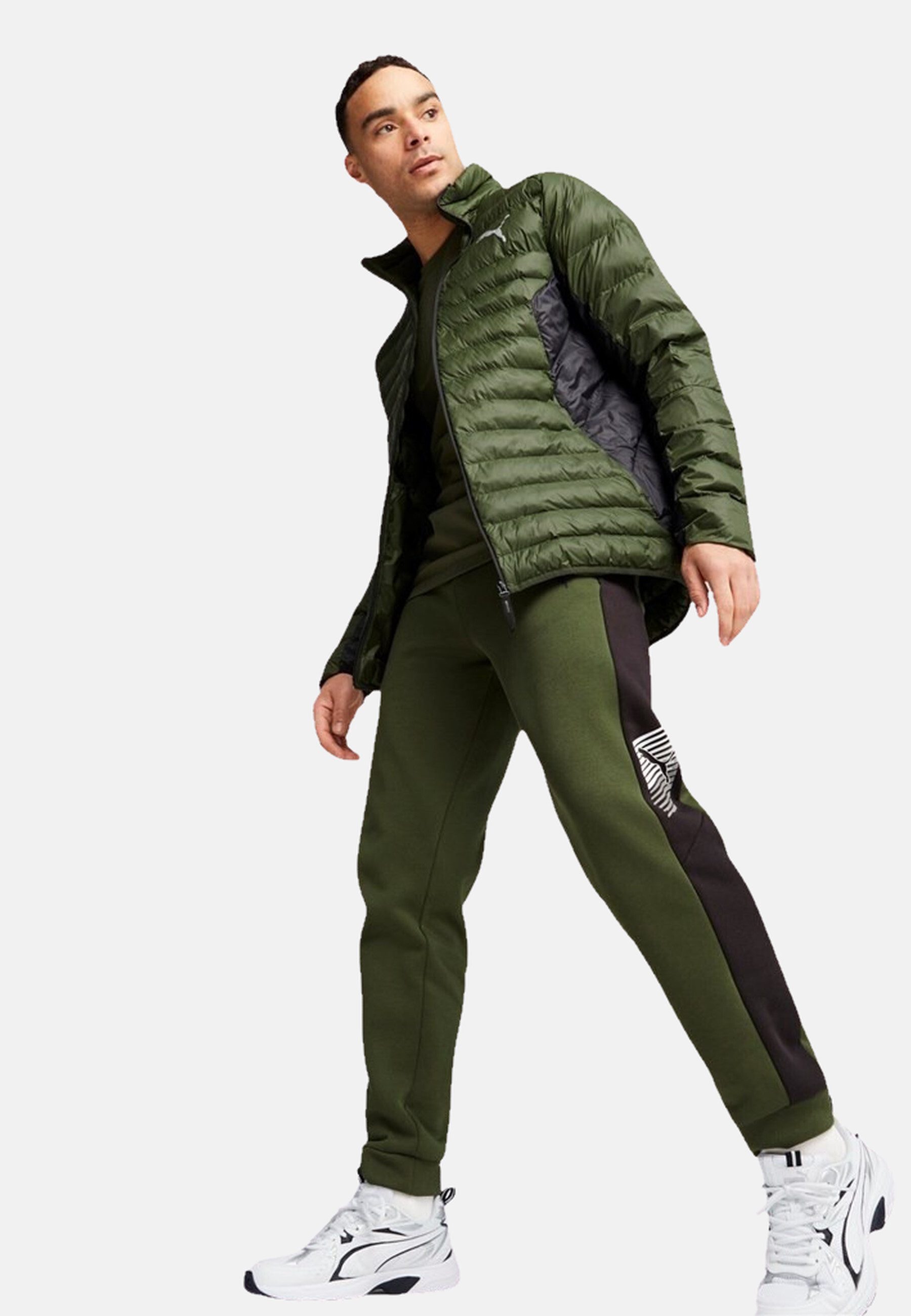 PUMA Steppjacke Jacke PackLITE Steppjacke mit Stehkragen und (1-St)