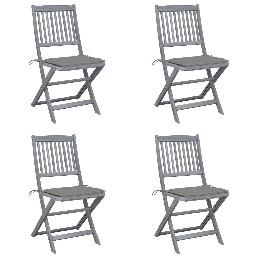 vidaXL Gartenstuhl Klappbare Gartenstühle 4 Stk. günstig online kaufen