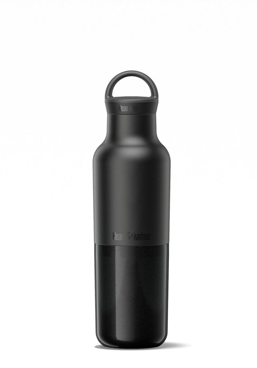 Klean Kanteen Isolierflasche Edelstahl Isolieflasche Rise Classic 355ml Arch Loop Cap, Hält den Inhalt stundenlang warm oder kalt