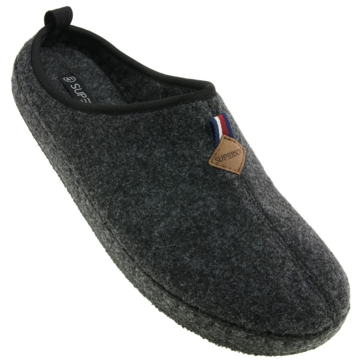 SUPERSOFT Supersoft Herren Pantoffel Hausschuh
