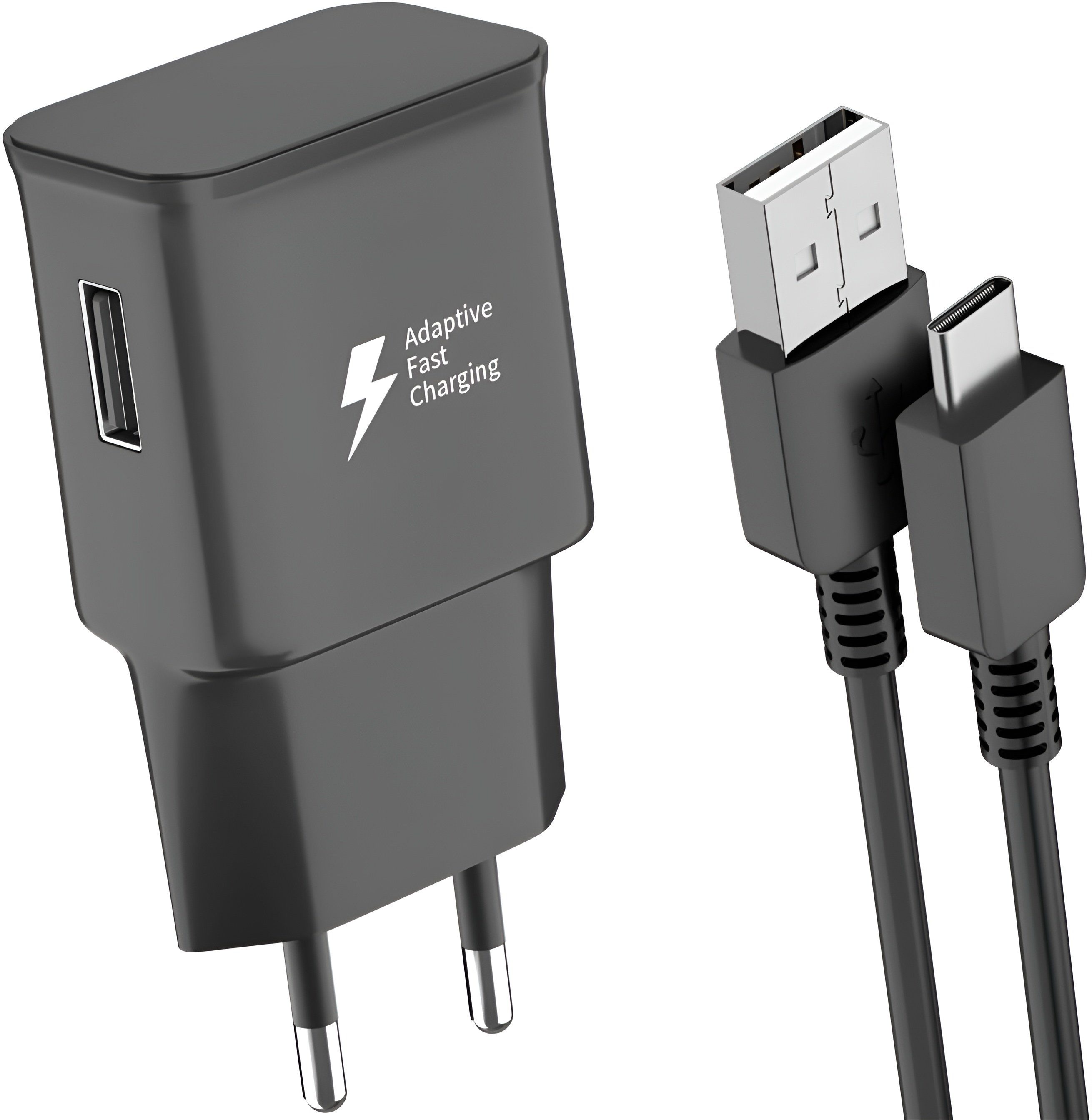 Cyoo EP-T1510 USB C 15W Ladegerät Adapter Ladekabel 1 m für Samsung Galaxy USB-Ladegerät (Universale Kompatibilität: A90, A80, A72, A71, A71 5G, A70s, A70, A60, A53 5G, A53, A52, A51, A42, A41, A40, A32, A31, A20, A13, A12, A11, A10, A9, A8, A7, A6, A5, A3. Praktisch & tragbar, IEC 62368-1-Zertifizierung, Adaptive Schnellladetechnologie, Schutz vor Überstrom, Überladungsschutz, Kurzschlussschutz, Automatische Ladungsunterbrechung, Hochwertige Kupferdrähte, Über 20.000 Biegezyklen, Gleichzeitiges Aufladen und Dateiübertragung, Kompaktes Design., 2-tlg., 15W USB-Ladegerät Sicheres Schnellladen, 1M USB C-Ladekabel, Samsung USB- Ladegerät, 15W Schnellladegerät, Universal Netzteil)