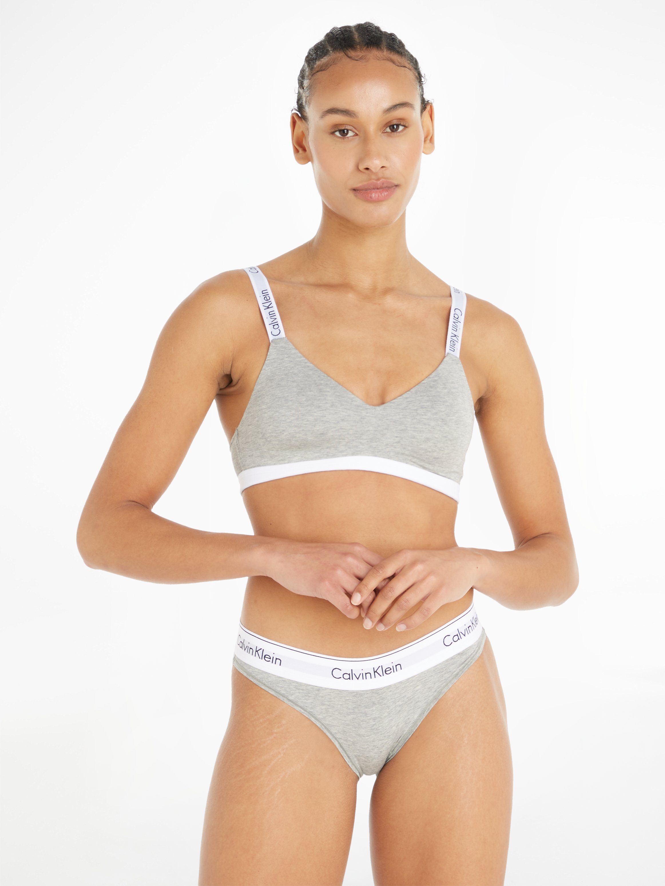 Calvin Klein Underwear Bralette-BH mit CK Logo am Bund sowie den Trägern