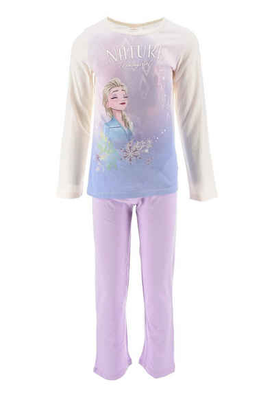 Pyjama Disney Frozen Die Eiskönigin Schlafanzug Farbe Rosa Größen 140 NEU & OVP 