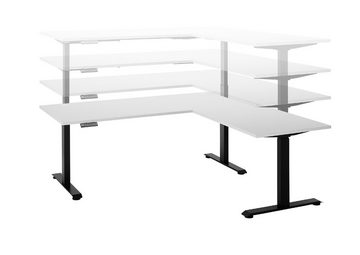 HARPER Schreibtisch Schreibtisch HARPER BIRCHES (BHT 185x62x77 cm) BHT 185x62x77 cm weiß