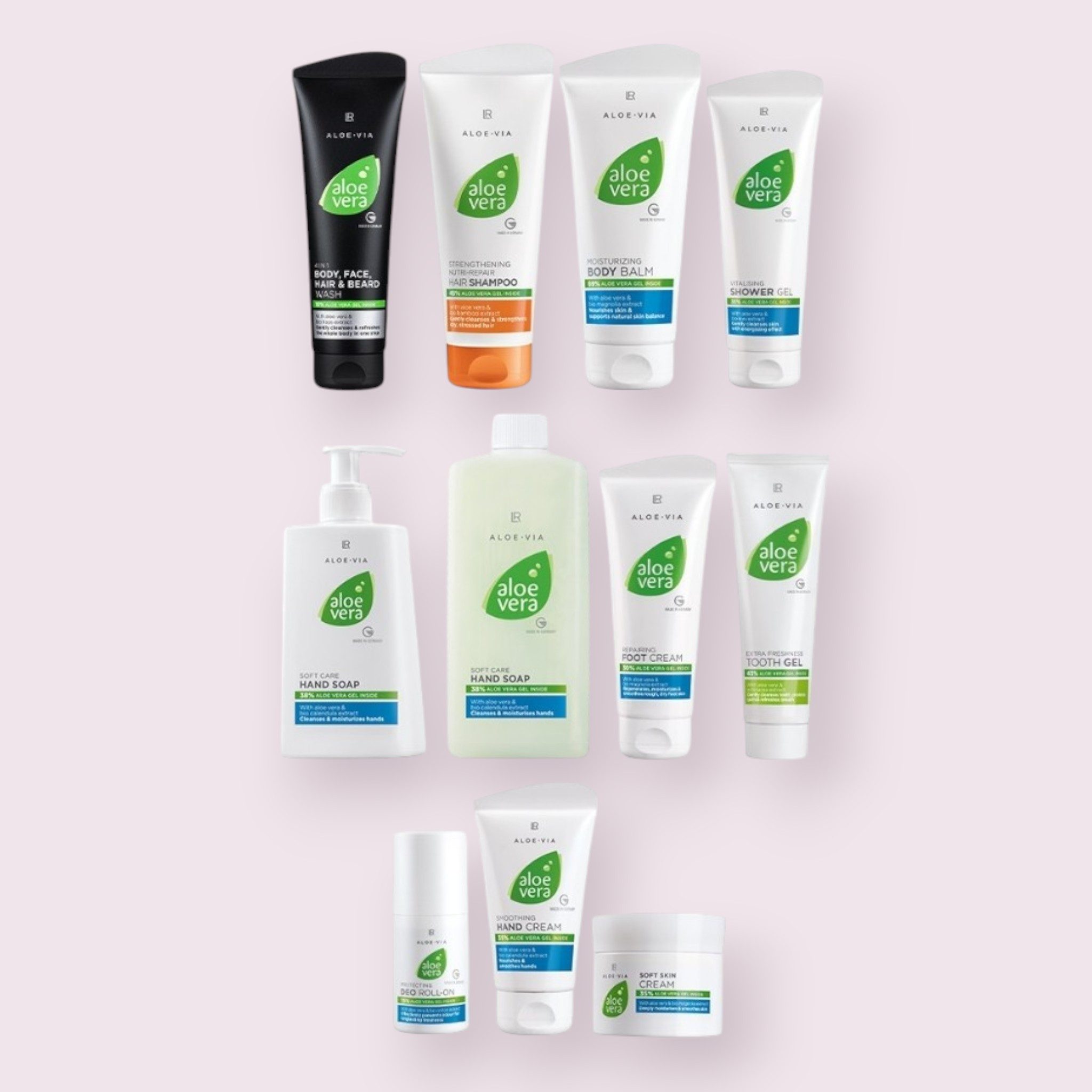 LR Hautpflege-Set Aloe Vera Badezimmer Set, 11-tlg.