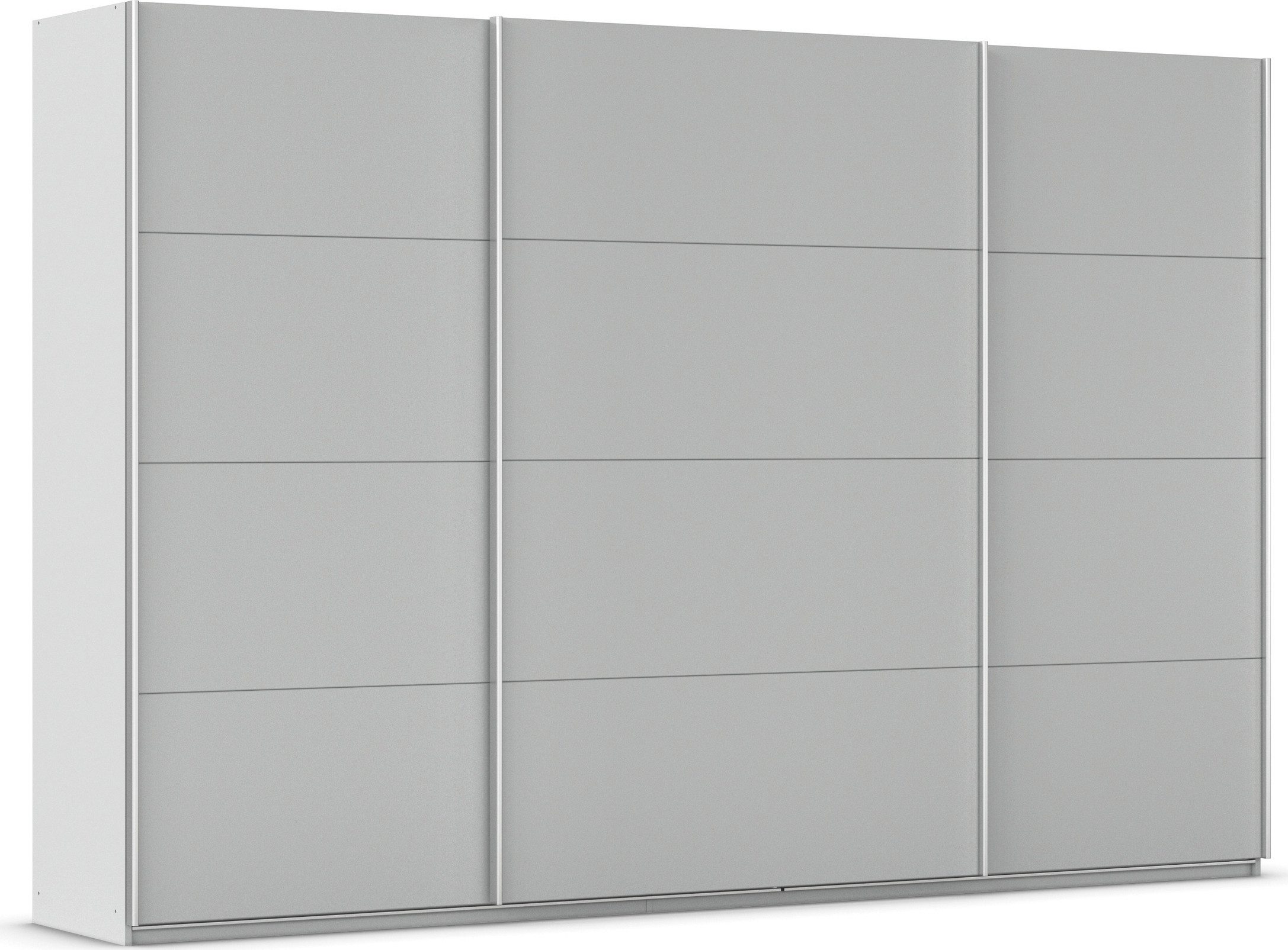 OTTO home Schwebetürenschrank Kleiderschrank Schrank Garderobe AGORDO mit Dekor- oder Hochglanzfront (Breiten 203/271/315/360 cm in drei Griff-Farben – NEU: Farbe SCHWARZ) durchdachte Innenausstattung, in 4 Breiten und 2 Höhen MADE IN GERMANY