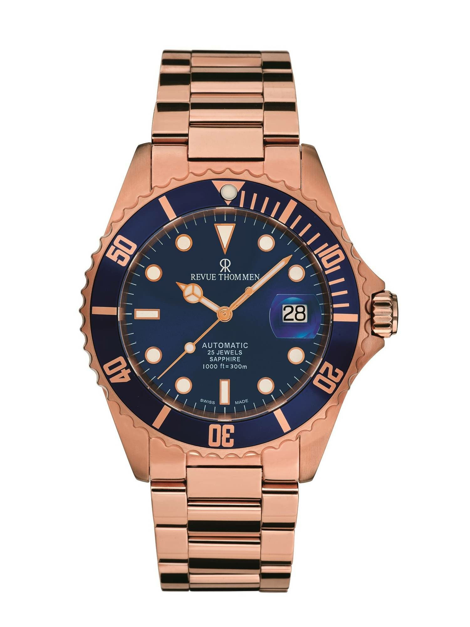 Revue Thommen Mechanische Uhr Analoguhren für Herren, (1-tlg., Mechanische Uhr)