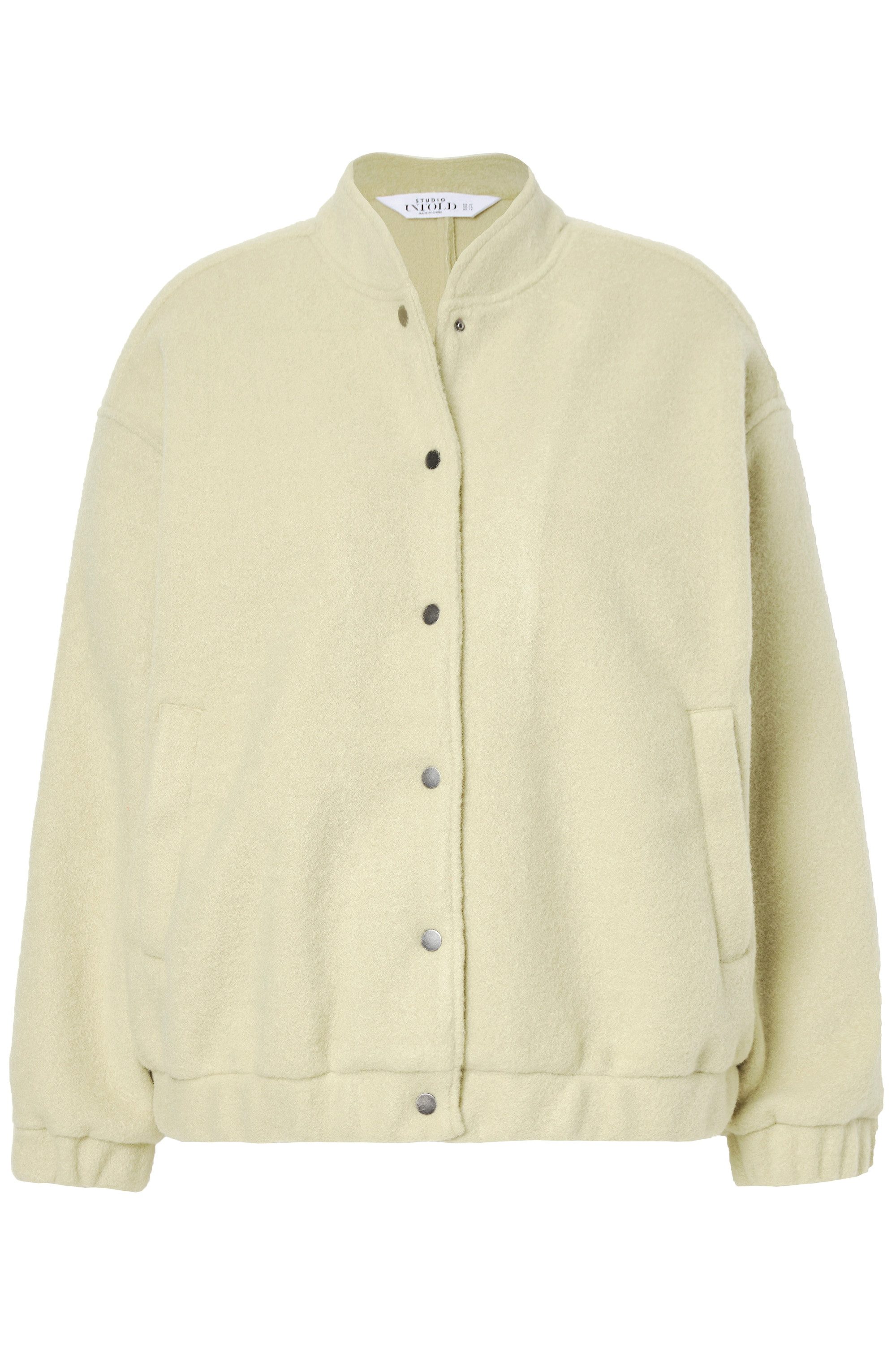 Studio Untold Kurzjacke Blouson oversized Wolloptik günstig online kaufen