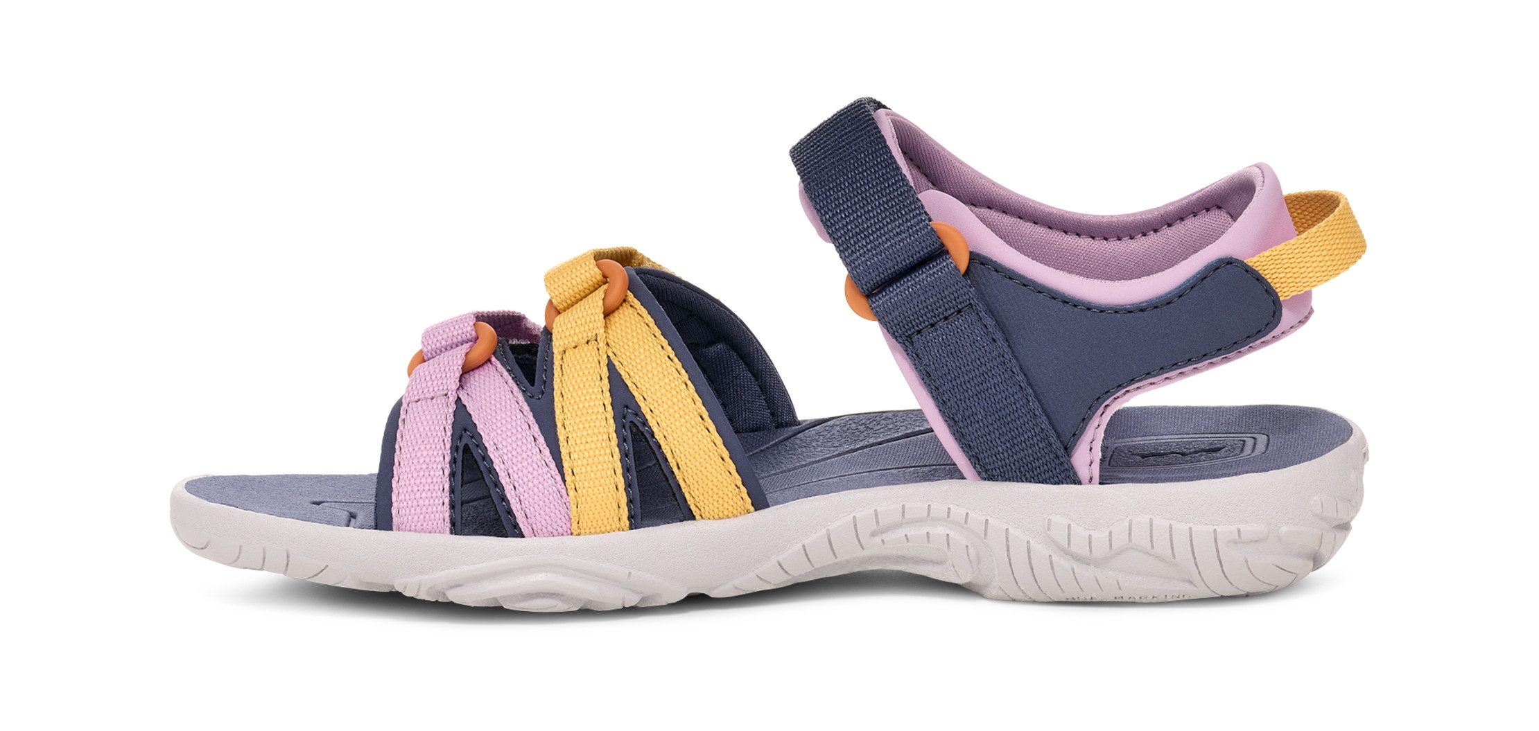 Teva TIRRA KIDS Sandale mit Klettverschluss, rutschfeste Gummilaufsohle, schnell trocknend