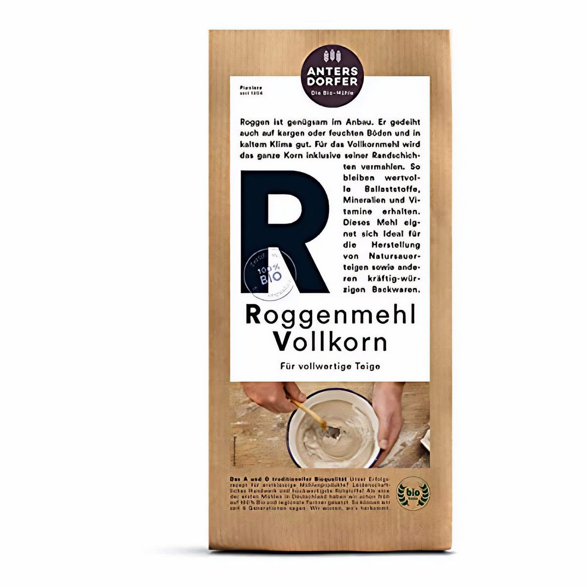 Ant Mehl Antersdorfer - Roggenmehl Vollkorn bio - 1 kg