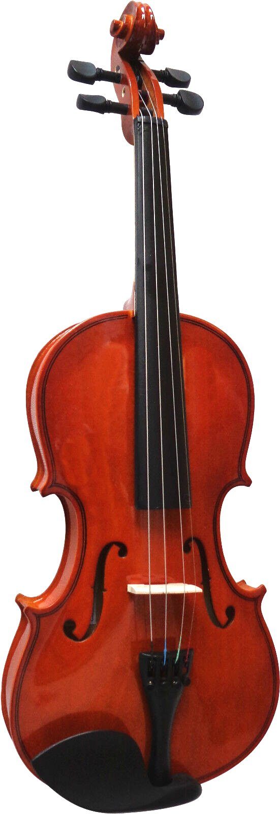 MSA Violine 4/4 Geige - Geigenset Bogen, Koffer, Kolophnium, Feinstimmer, aus Ahornholz