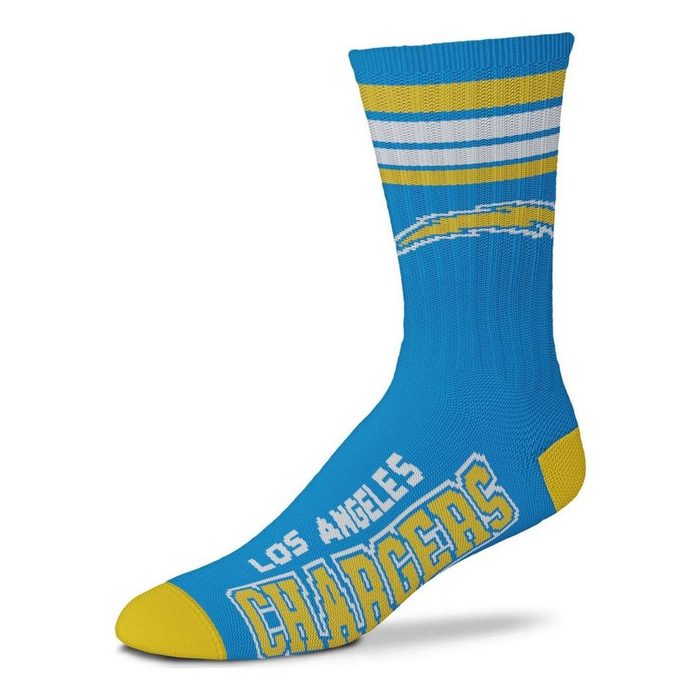 For Bare Feet Freizeitsocken NFL Los Angeles Chargers Graphic 4-Stripe Deuce