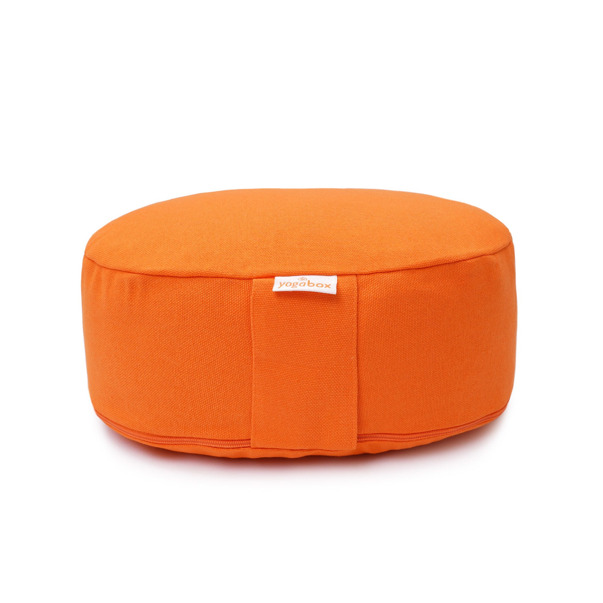 yogabox Yogakissen Yogilino® Reise Meditationskissen mini oval BASIC, robust, anpassbare Füllmenge