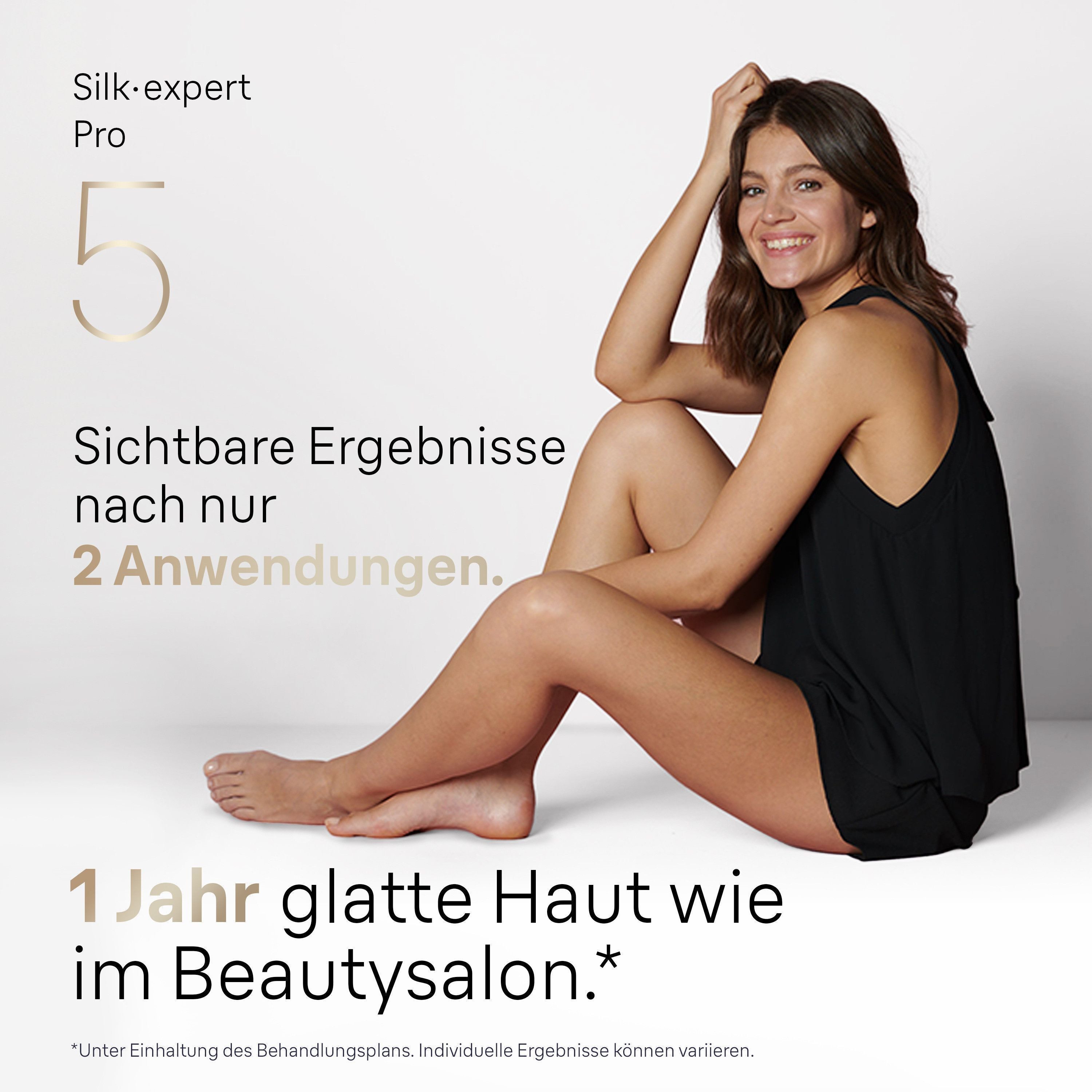 Braun IPL-Haarentferner Silk·expert Pro 5 PL5431 (Modell 2026) PL5262 (Modell 2025), pro Minute bis zu 125 Lichtimpulse, 3 Aufsätze, Aufbewahrungstasche, Venus Rasierer