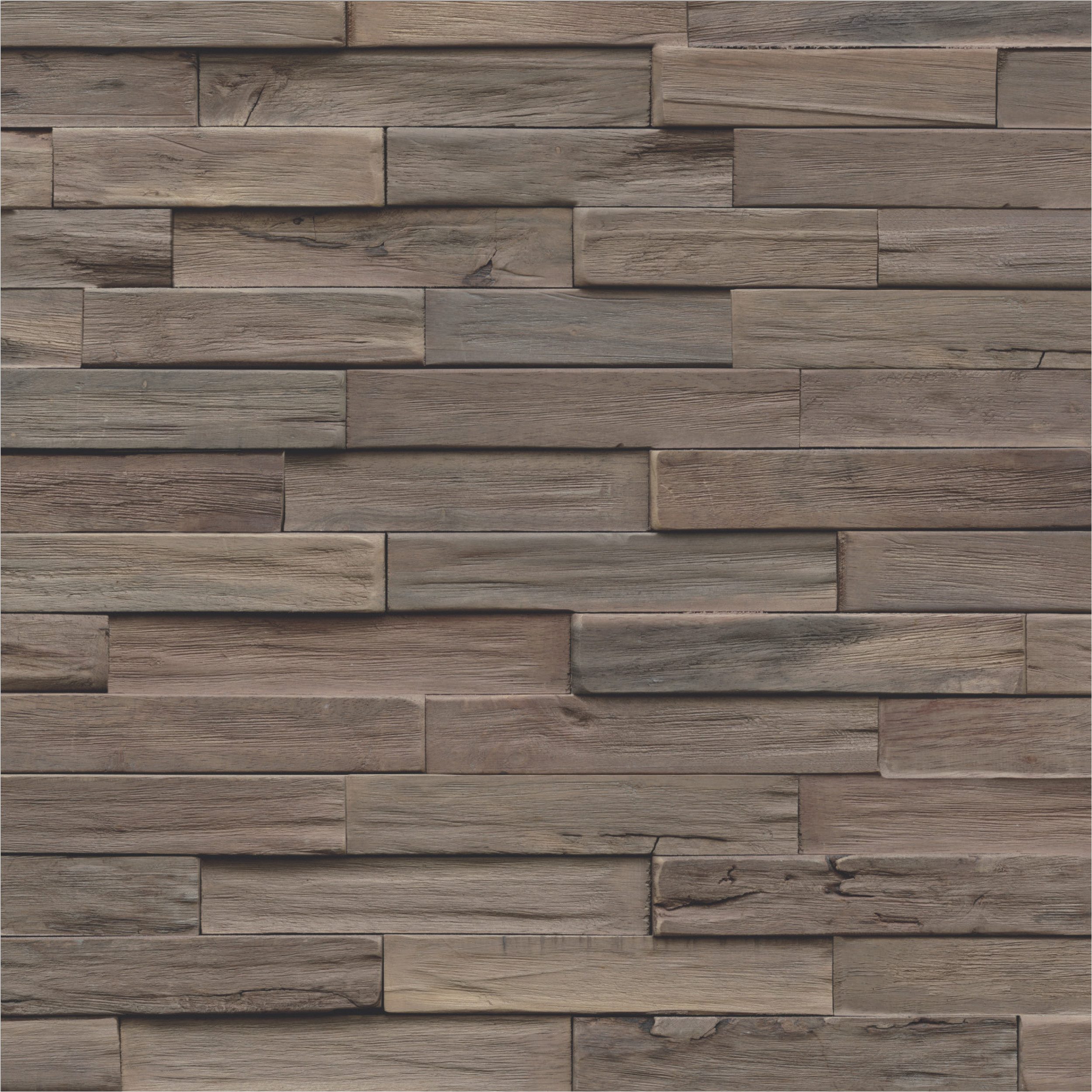 INDO 3D Wandpaneel Driftwood Hevea echte Altholz Wandverkleidung zum kleben, BxL: 20,00x56,00 cm, 0,11 qm, (Packung mit 1.01 qm, Versandkostenfreie Lieferung) s – Bild 3 von 5