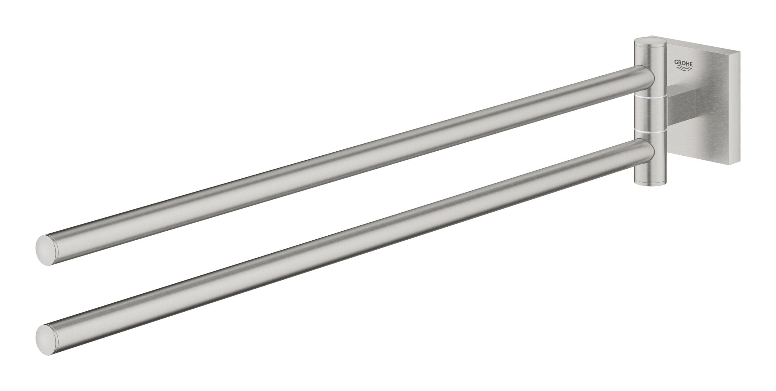 Grohe Handtuchhalter Start Cube, Doppel - Supersteel