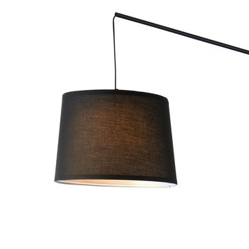 lux.pro Stehlampe, ohne Leuchtmittel, »Nesna« Textil Lampenschirm 185cm hoch 1xE27 Schwarz