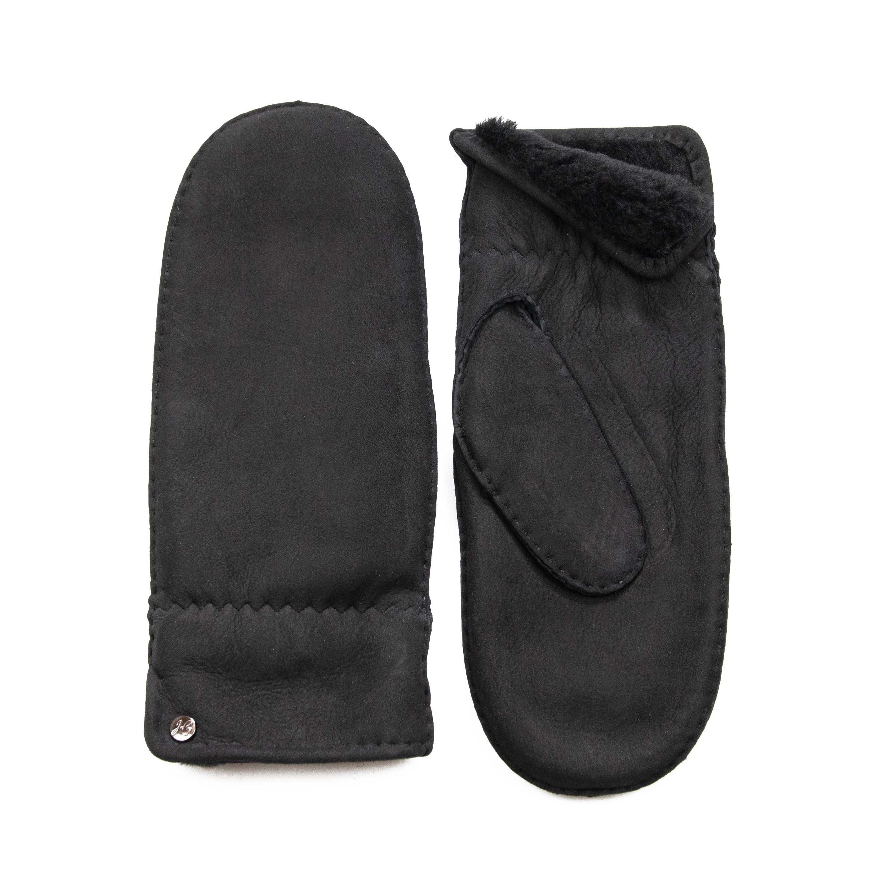 Lederhandschuhe LILLY - Sportliche Fäustlinge aus spanischem Merino-Lammfell