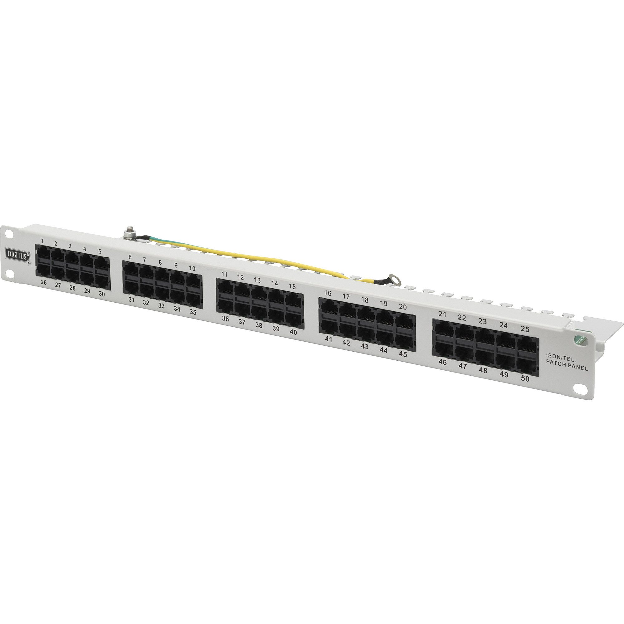Digitus Digitus CAT 3 ISDN Patchpanel, ungeschirmt, 50 Netzwerk-Panel