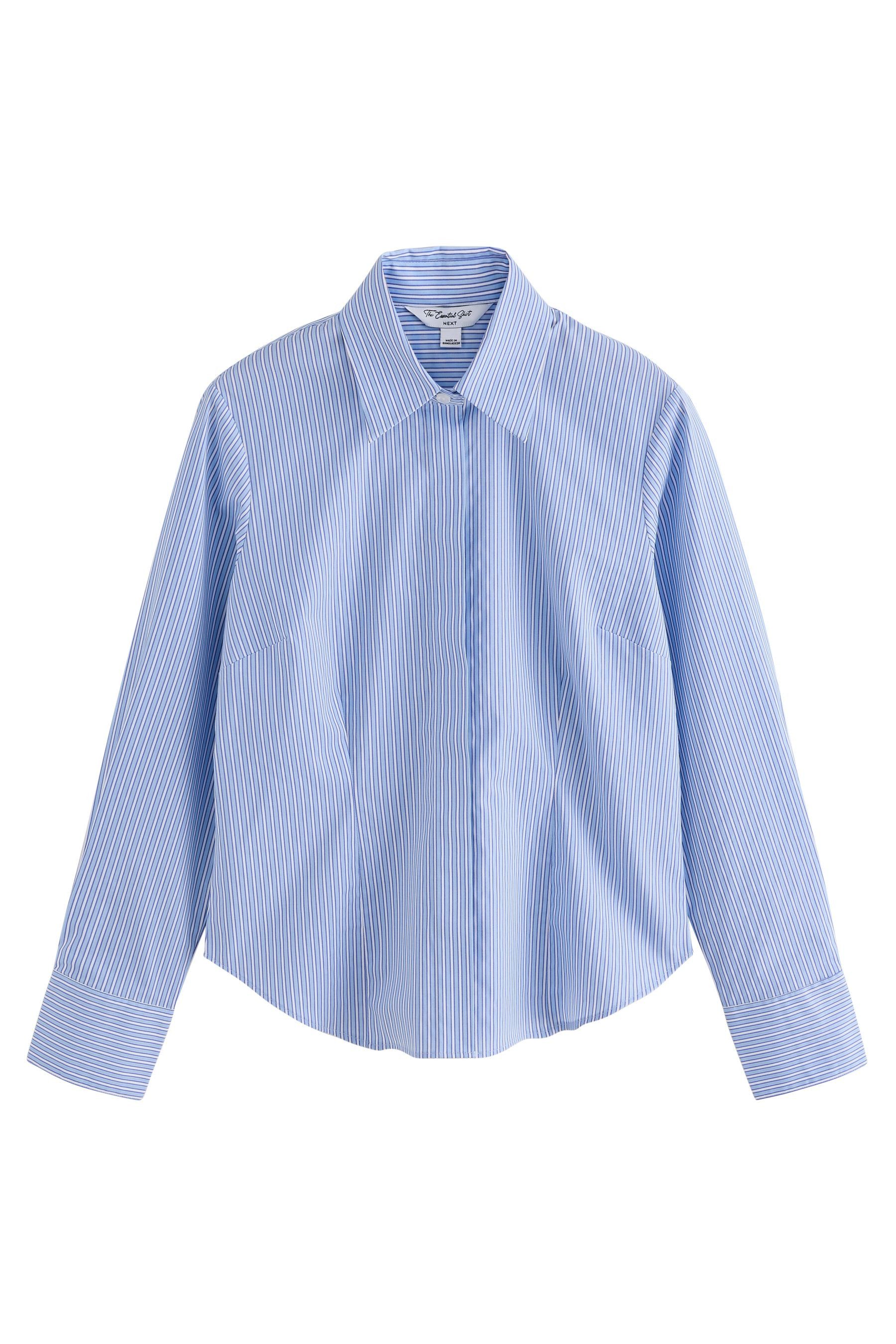 Next Langarmhemd Körpernahes Essential Langarmshirt mit Stretch (1-tlg)