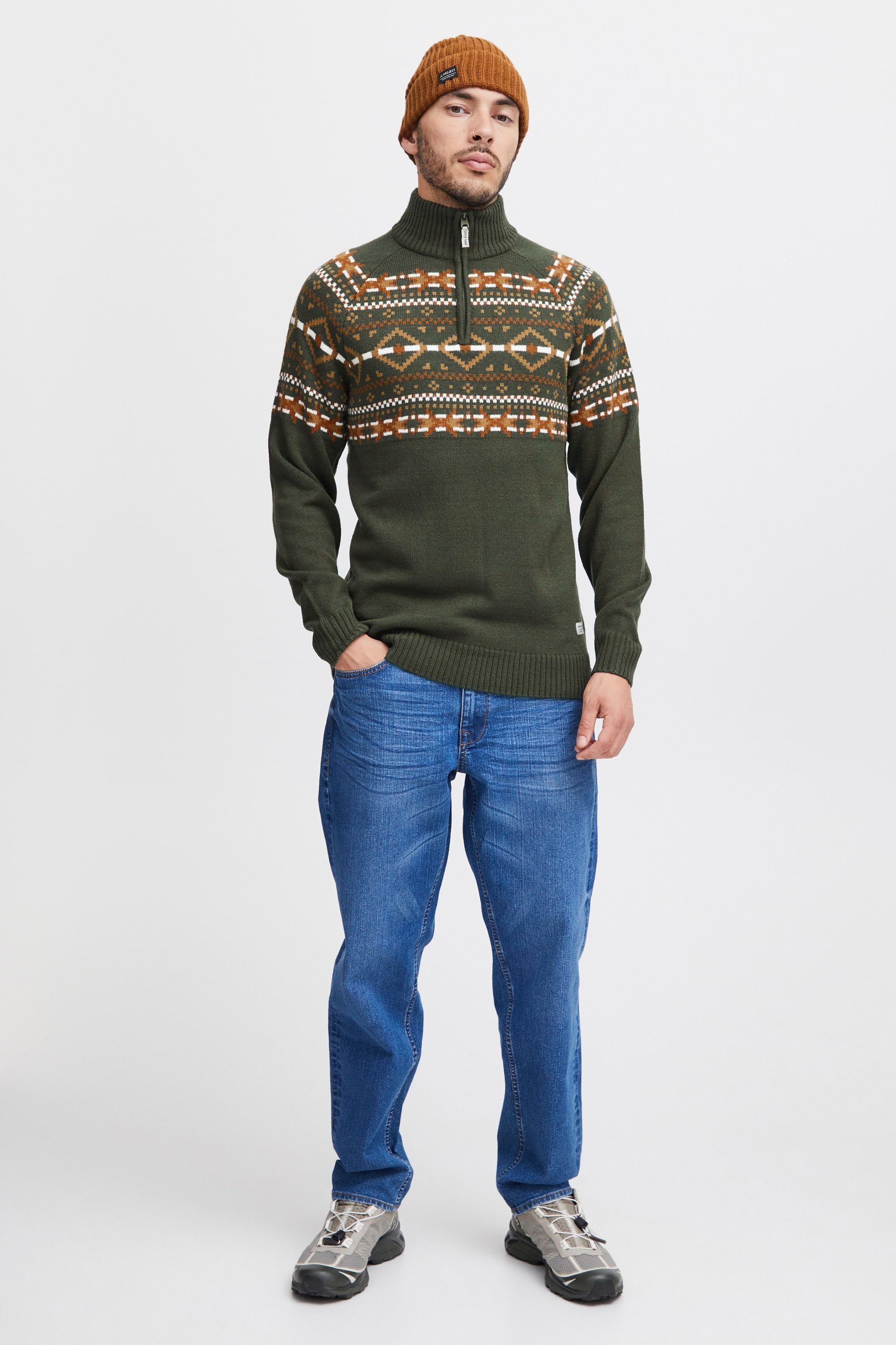 Blend Troyer BHNilo Klassischer Troyer mit Reißverschluss