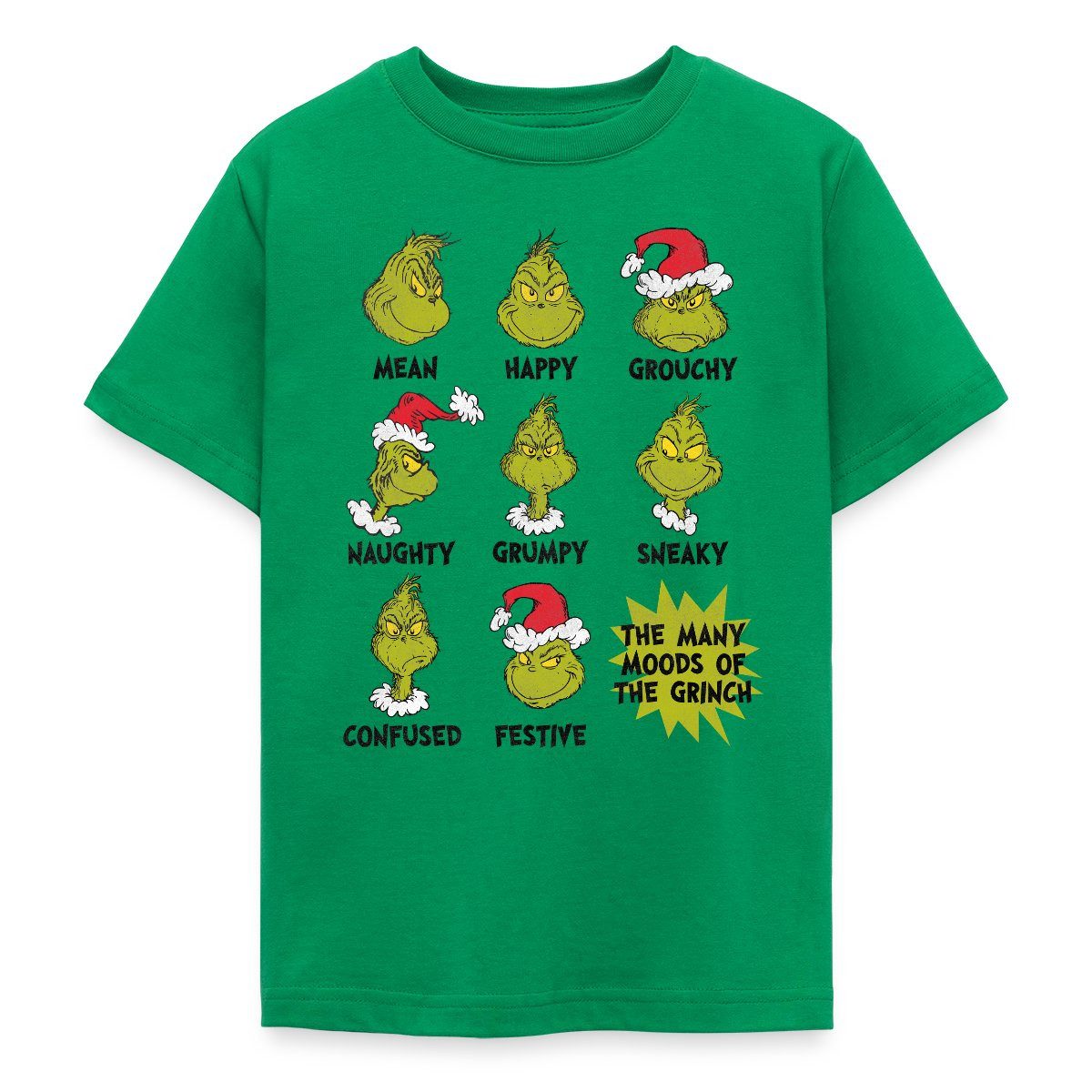 T-Shirt Der Grinch Moods Of The Grinch Stimmungen Teenager T-Shirt