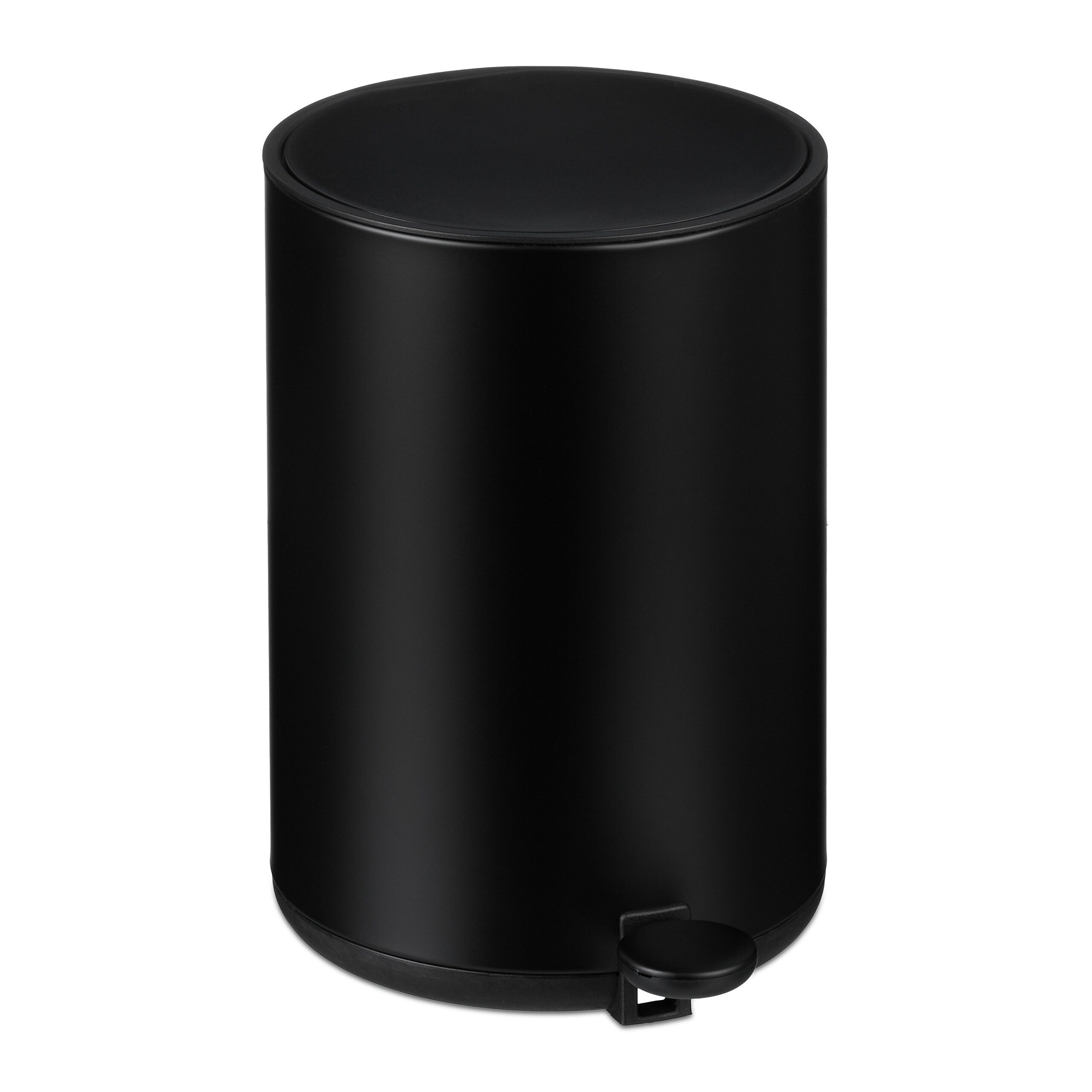 relaxdays Kosmetikeimer 5 Lit, schwarz