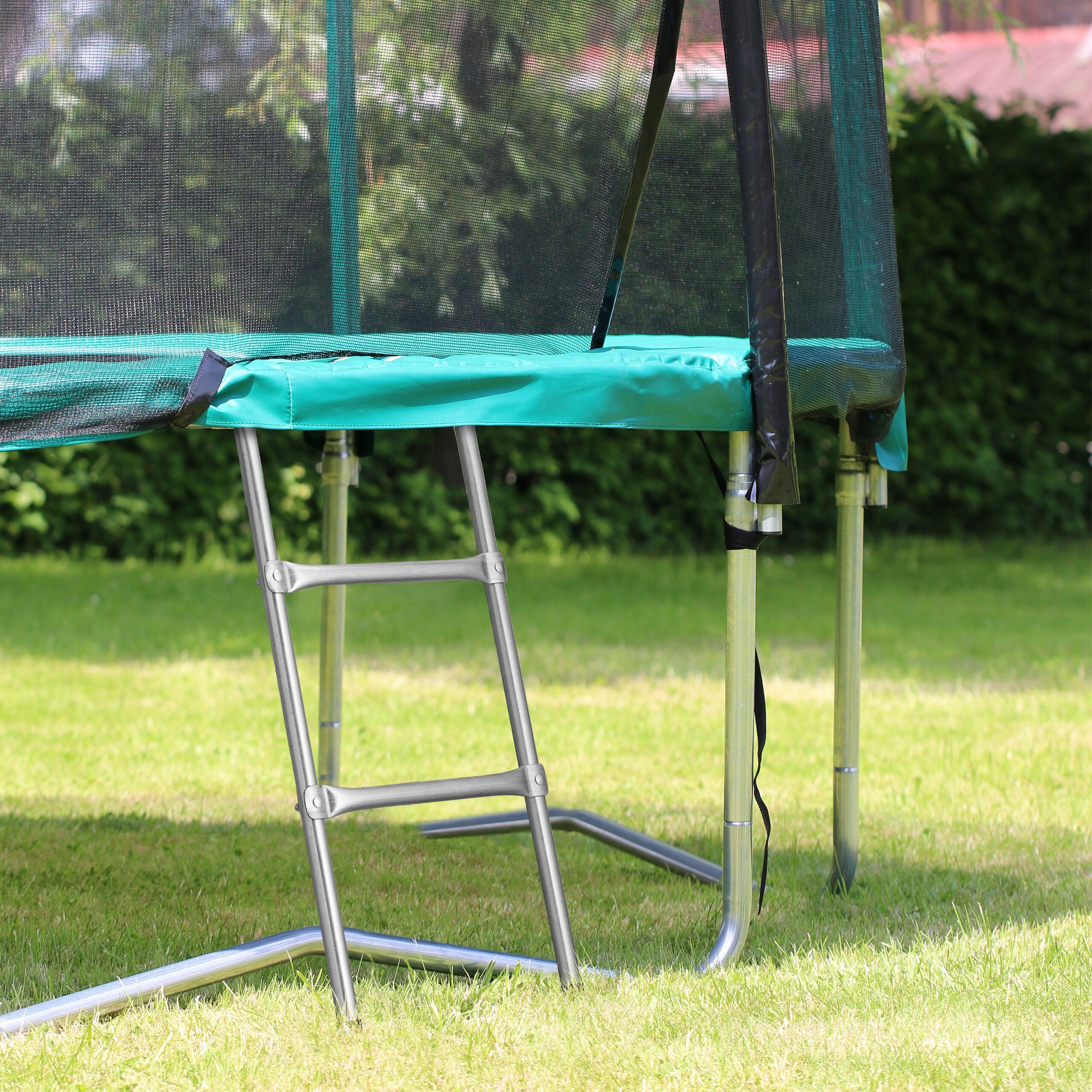 relaxdays Trampolinleiter Trampolin Leiter 76 cm