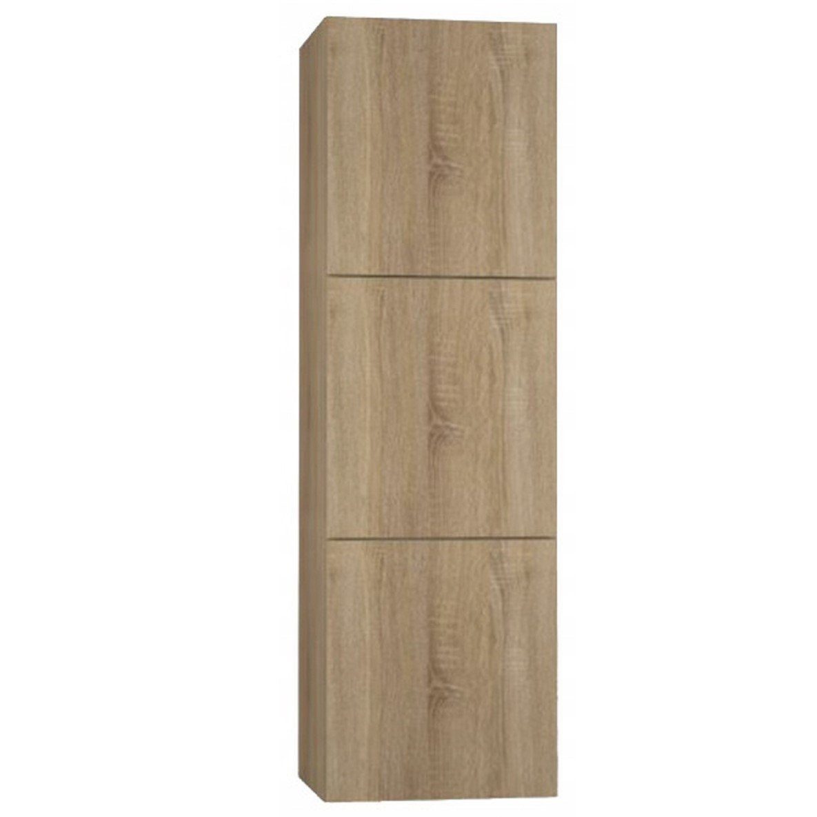 pressiode Badmöbel-Set Badschrank 3 Türen Badezimmerschrank Hochschrank Wandmontage