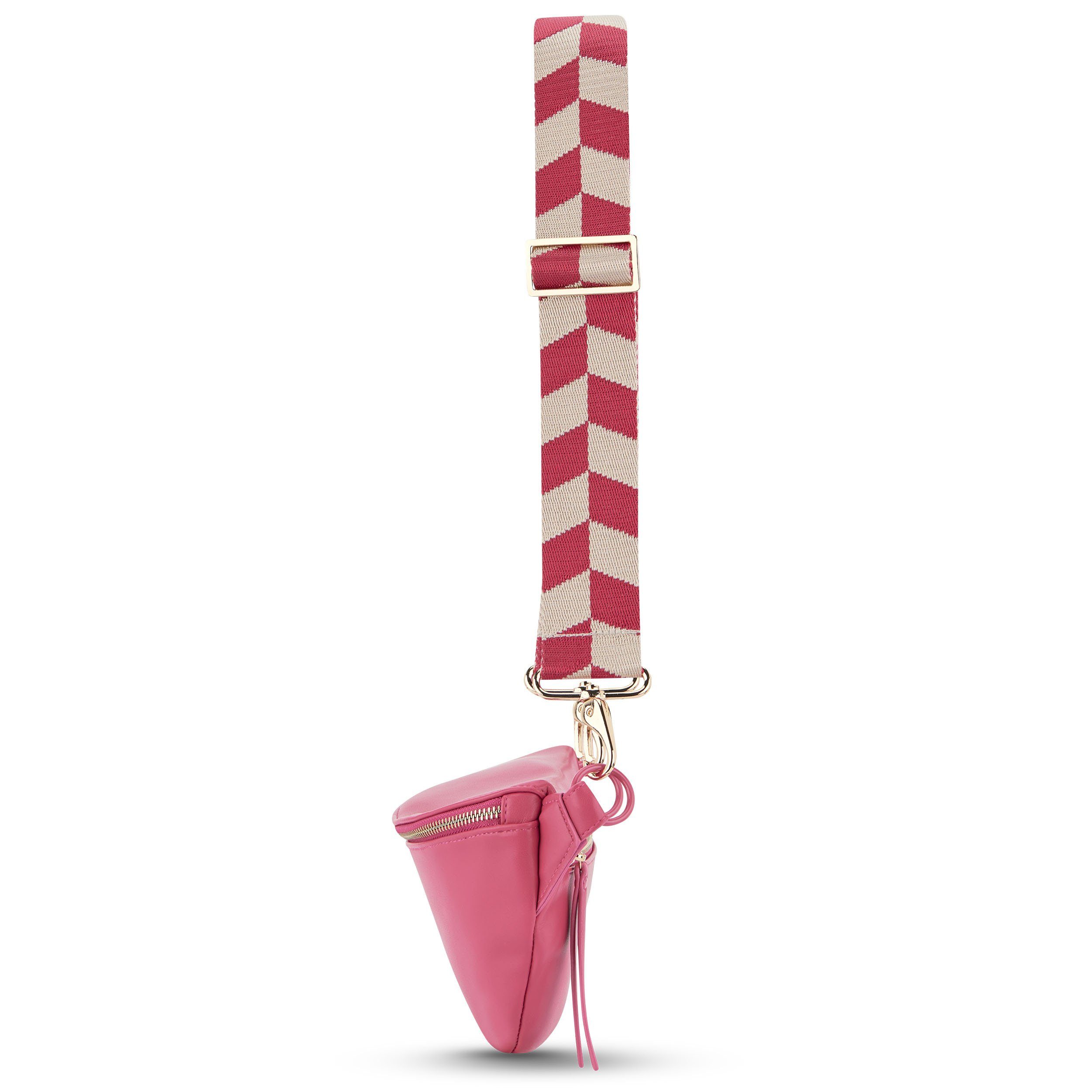 Flexibler (1-St) Expatrié Schultergurt Pink Schulterriemen Taschengurt Taschen für Herringbone Jeanne