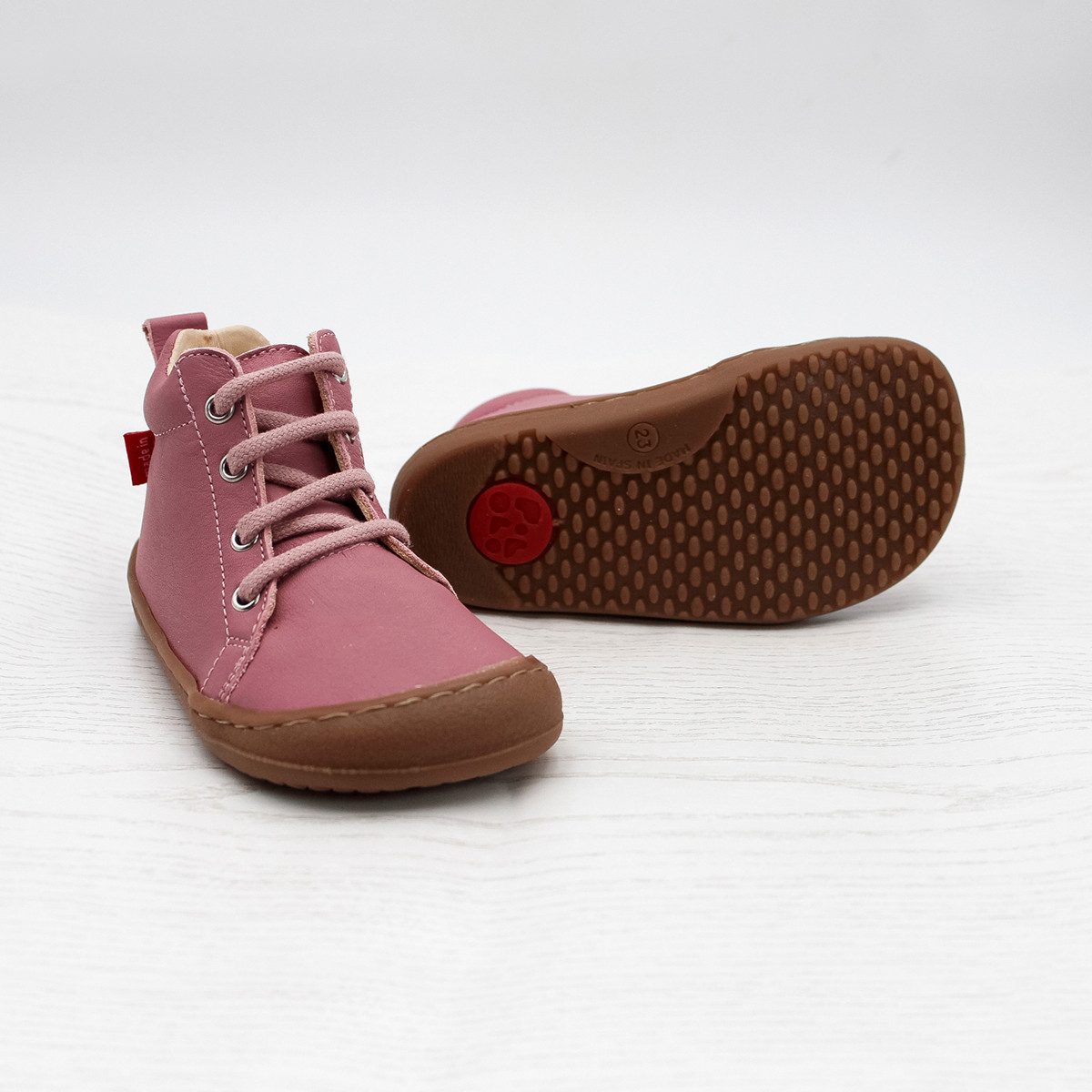 POLOLO Eco Schnürer Kinderschuhe, Barfußschuh allergikerfreundliche Kinderschuhe