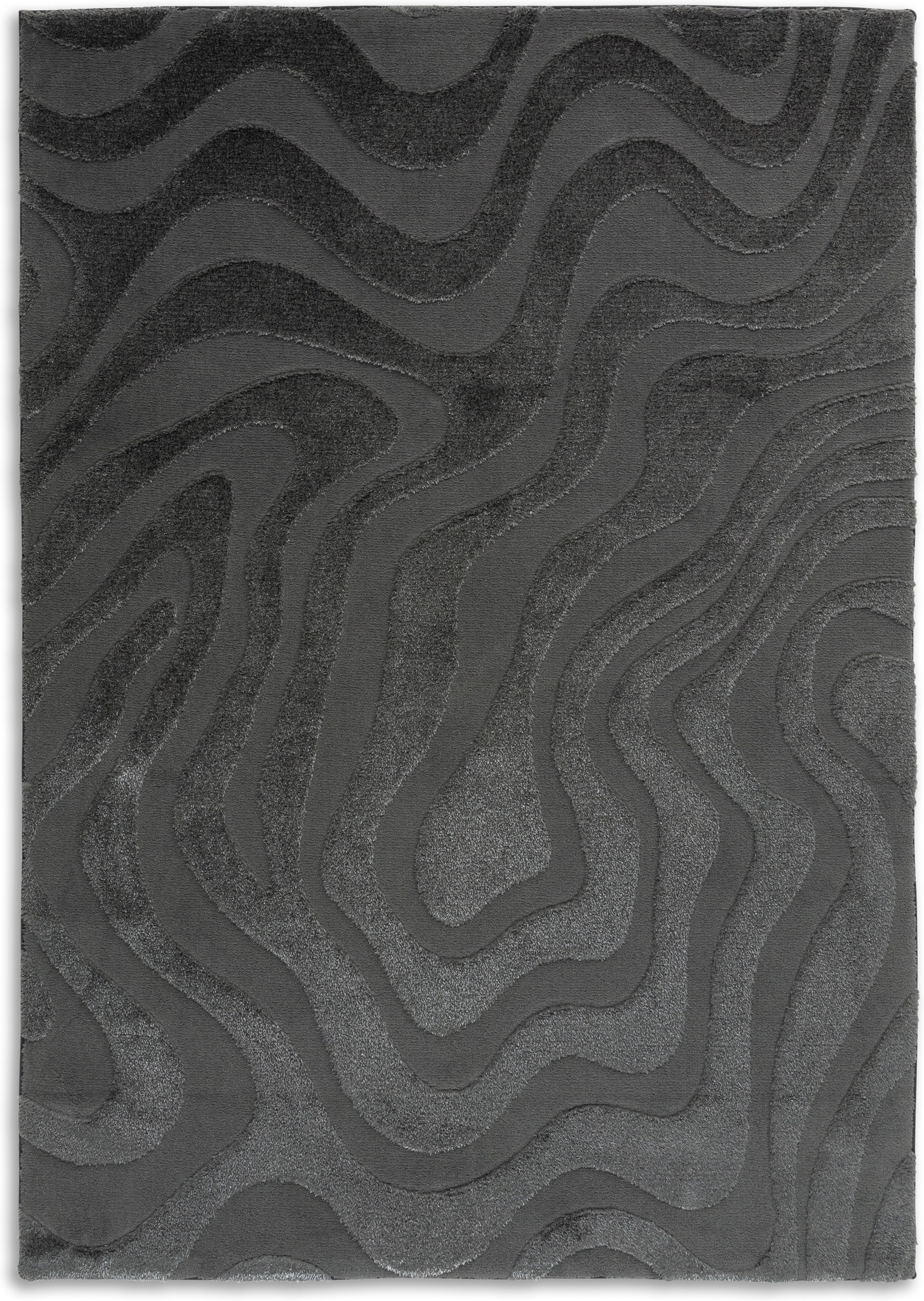 SCHÖNER WOHNEN-Kollektion Teppich Blaze 251, rechteckig, Höhe: 28 mm, Indoor, pflegeleicht, verschiedene Formen, Hoch Tief Struktur