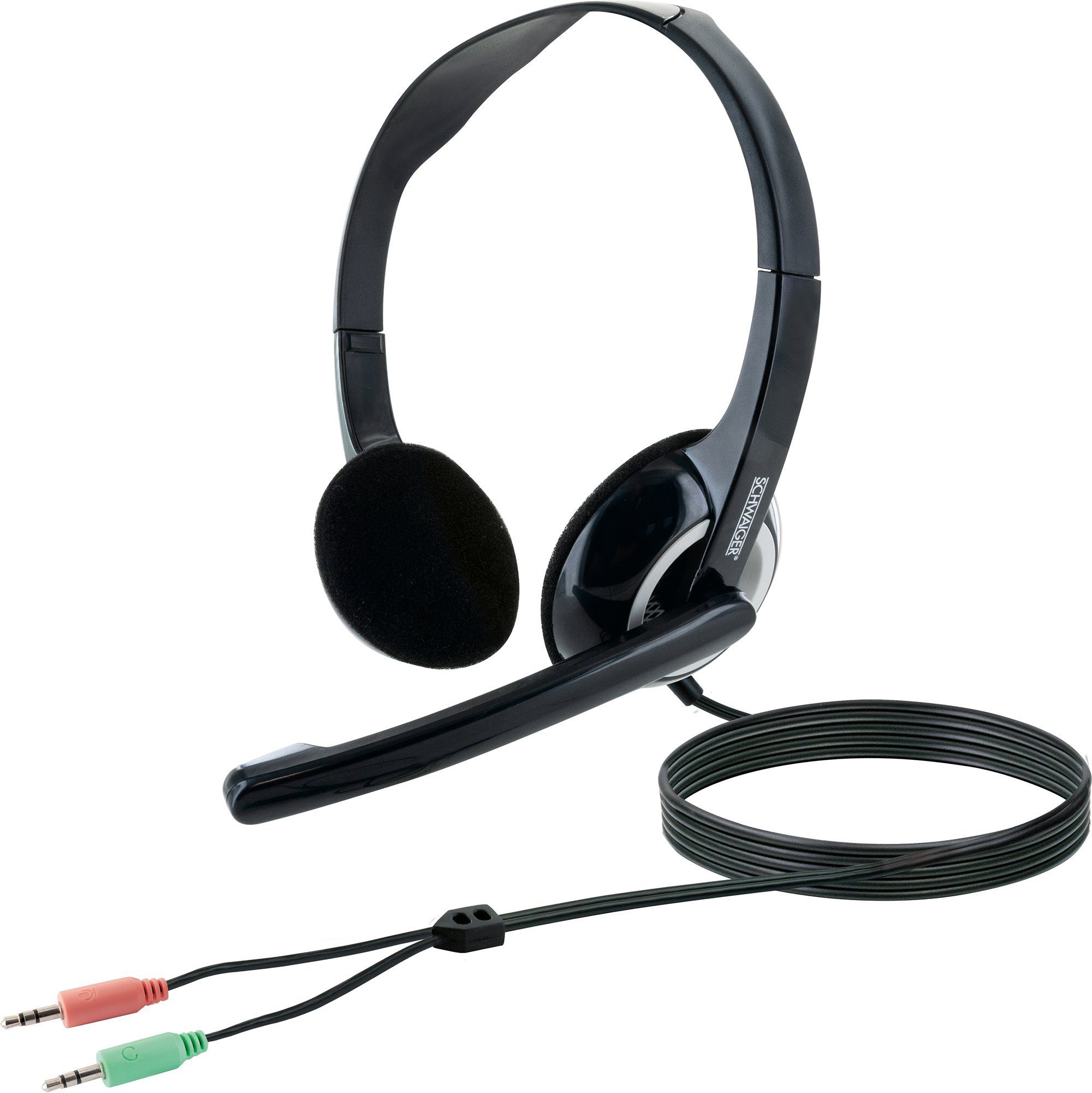 Schwaiger HS1000 013 Headset (Ausziehbarer Наушникиbügel)