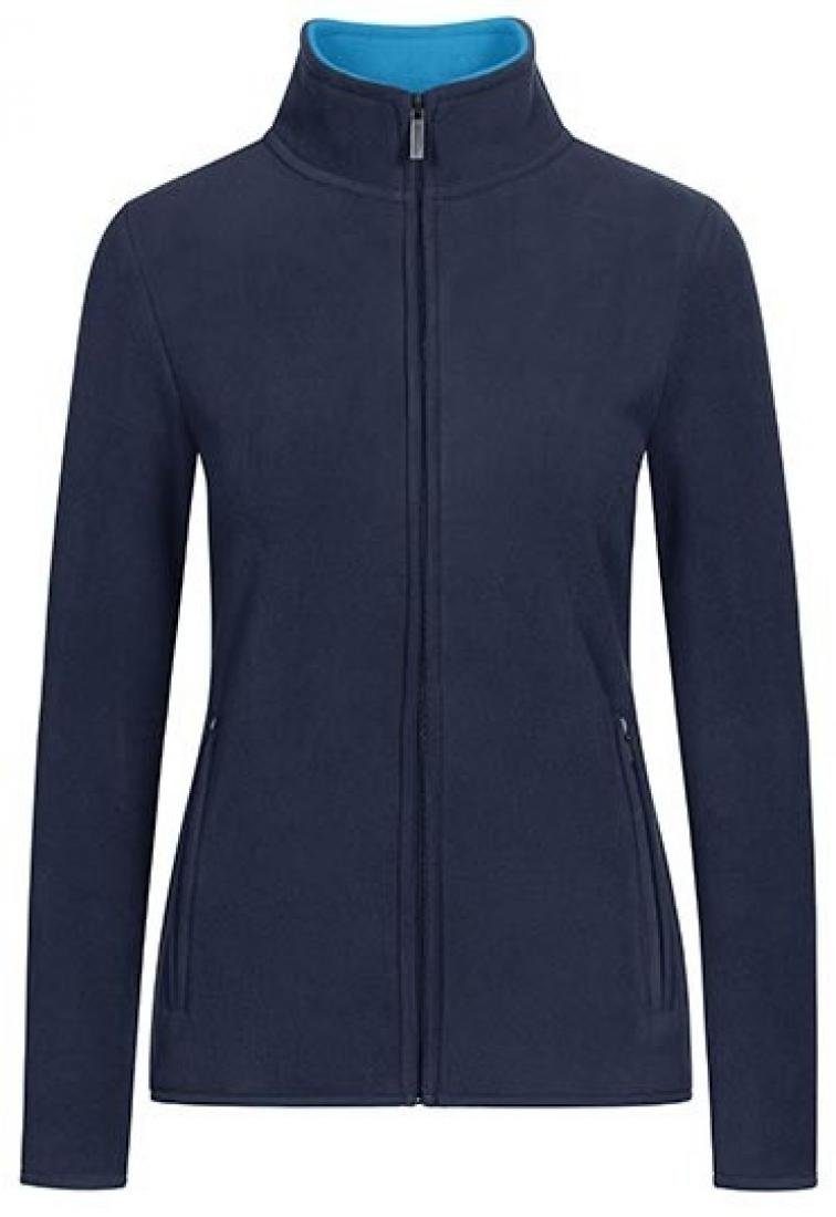 Fleecejacke Damen Double Fleece Jacket, verdeckter Reißverschluss