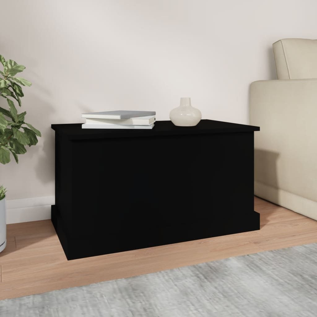 vidaXL Aufbewahrungsbox Truhe Schwarz 70x40x38 cm günstig online kaufen