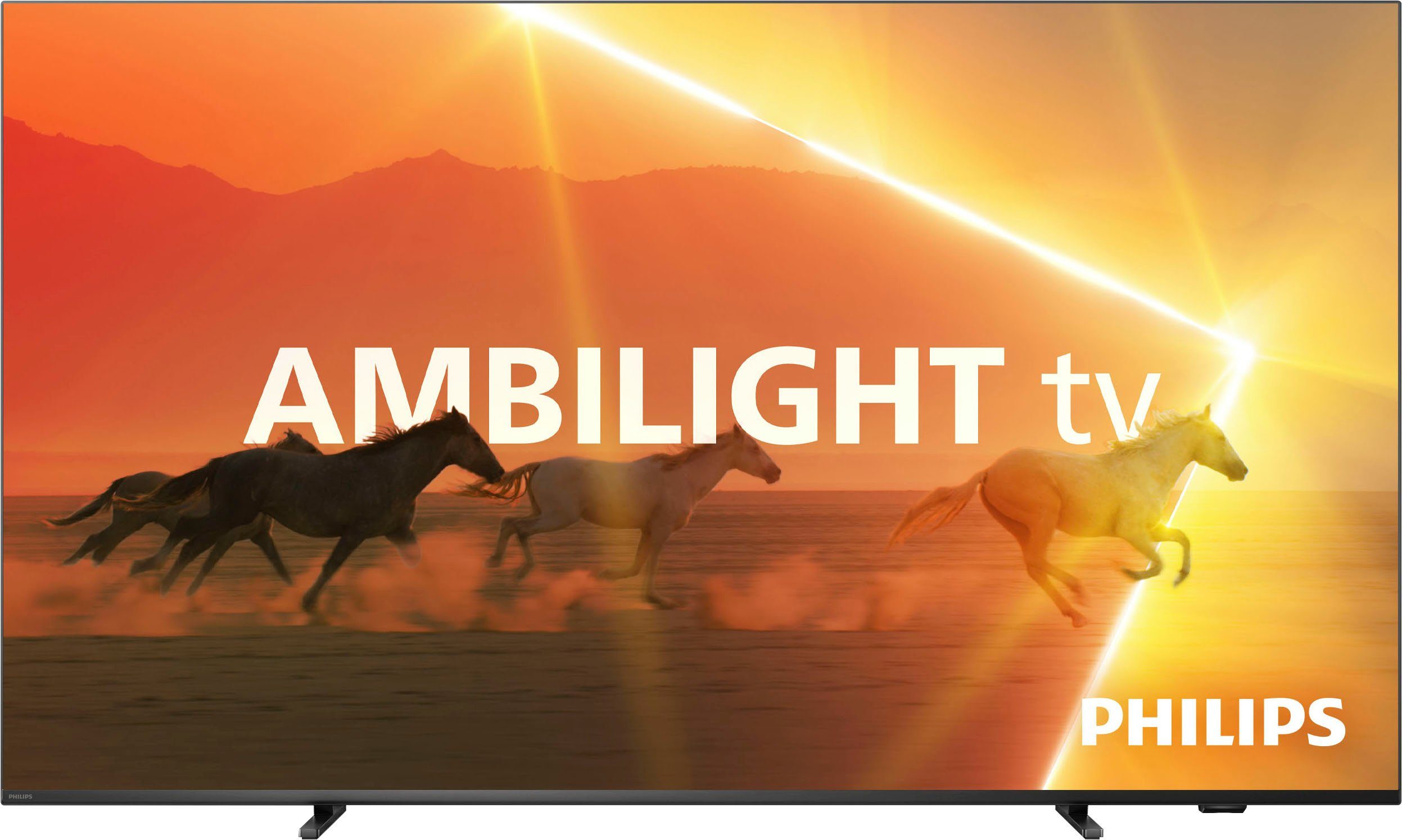 HD, Ultra Smart- Zoll, TV) (139 cm/55 Philips 55PML9008/12 4K Mini-LED-Fernseher