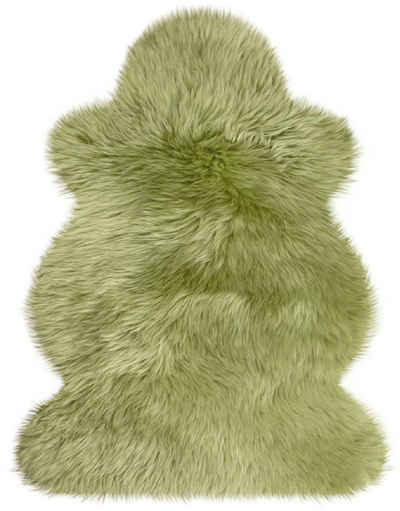 Fellteppich Lammfell farbig, Heitmann Felle, fellförmig, Höhe: 70 mm, echtes Austral. Lammfell, Wohnzimmer