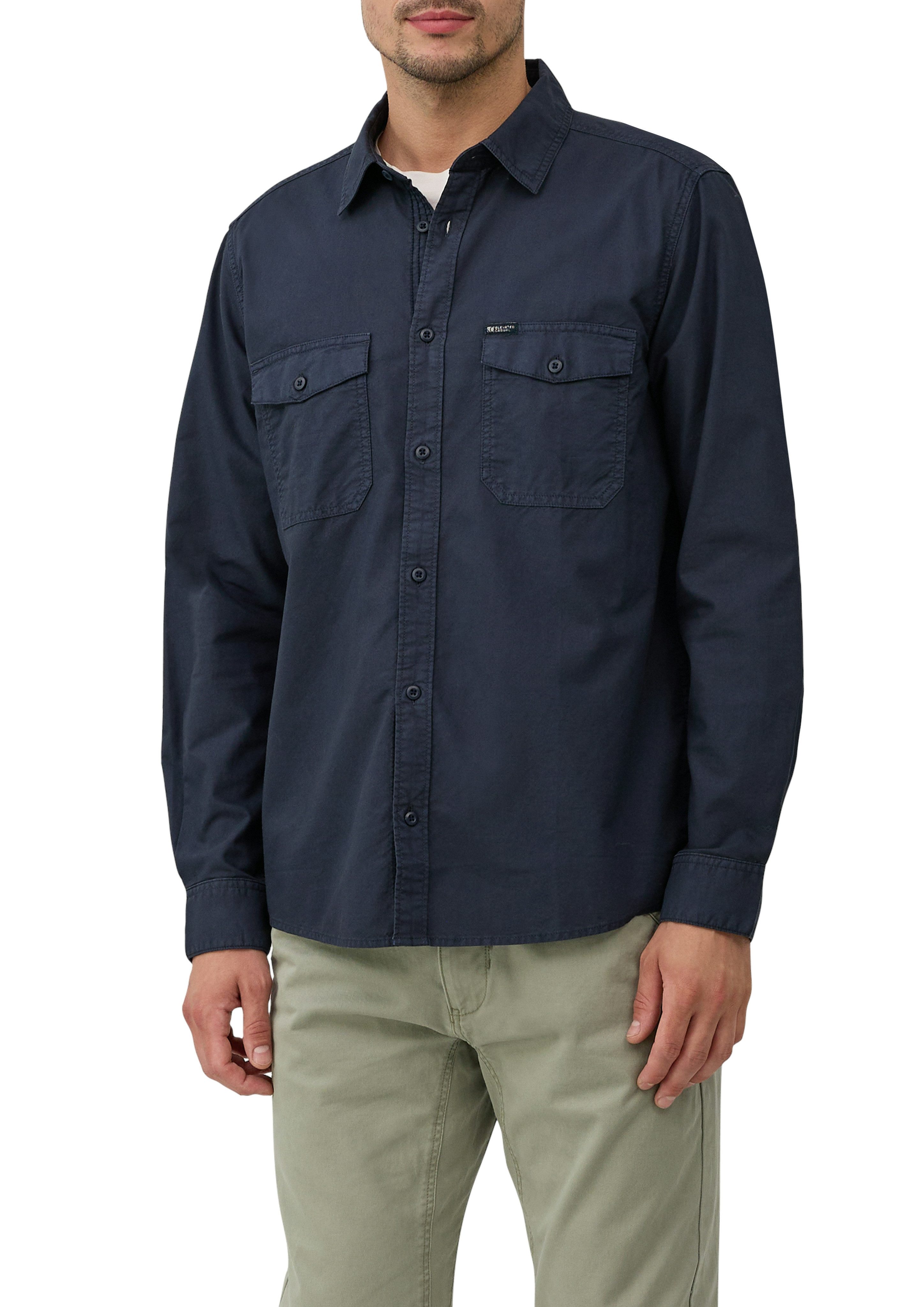 s.Oliver Langarmhemd mit Ziernähten günstig online kaufen