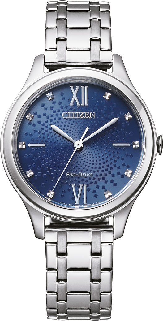 Citizen Solaruhr EM0500-73L, Armbanduhr, Damenuhr, analog, Edelstahlarmband günstig online kaufen