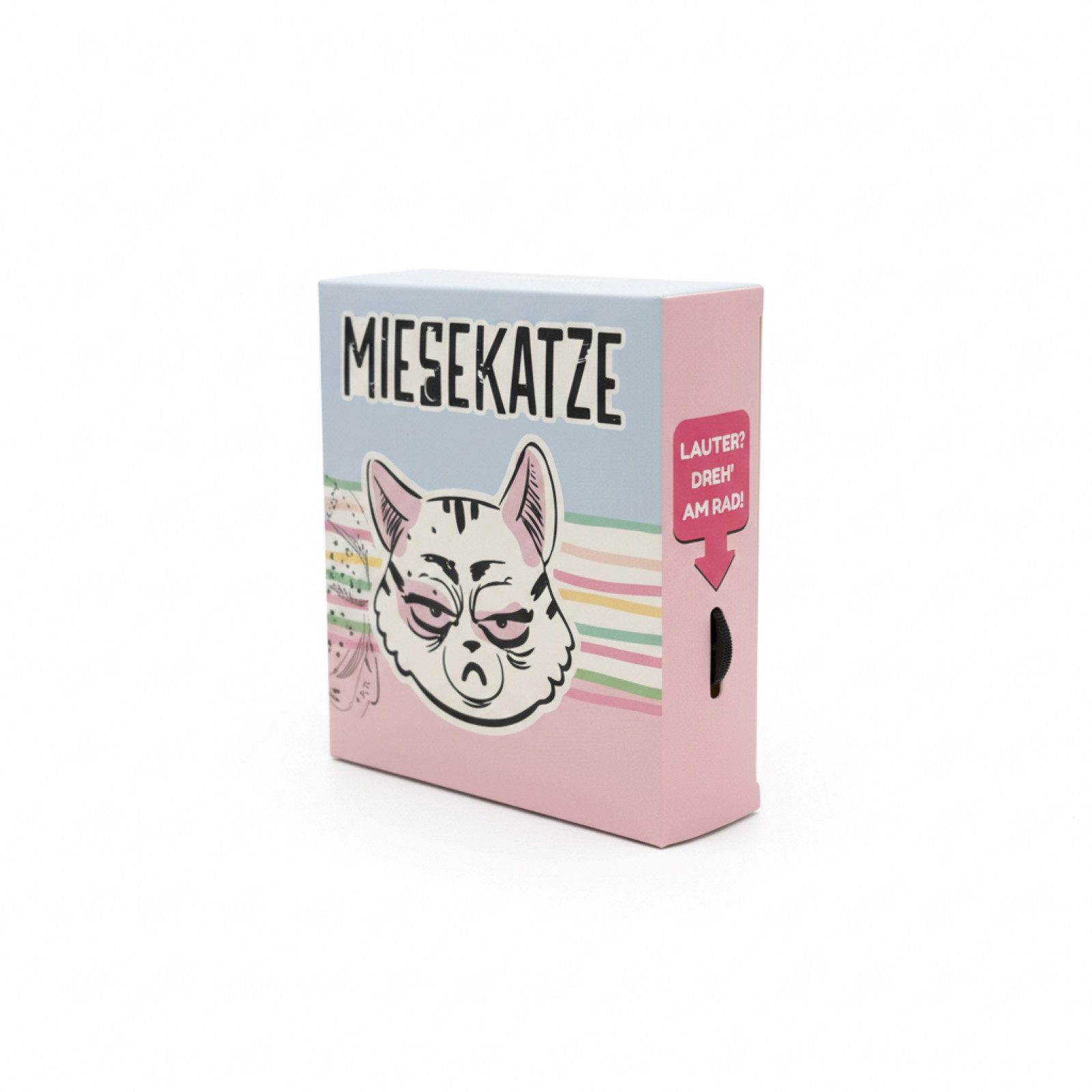 HAC24 Wanddekoobjekt Soundbox Motivbox Batteriebetrieben Lustige Sprüchebox (2 St), Miesekatze mit Bewegungsmelder