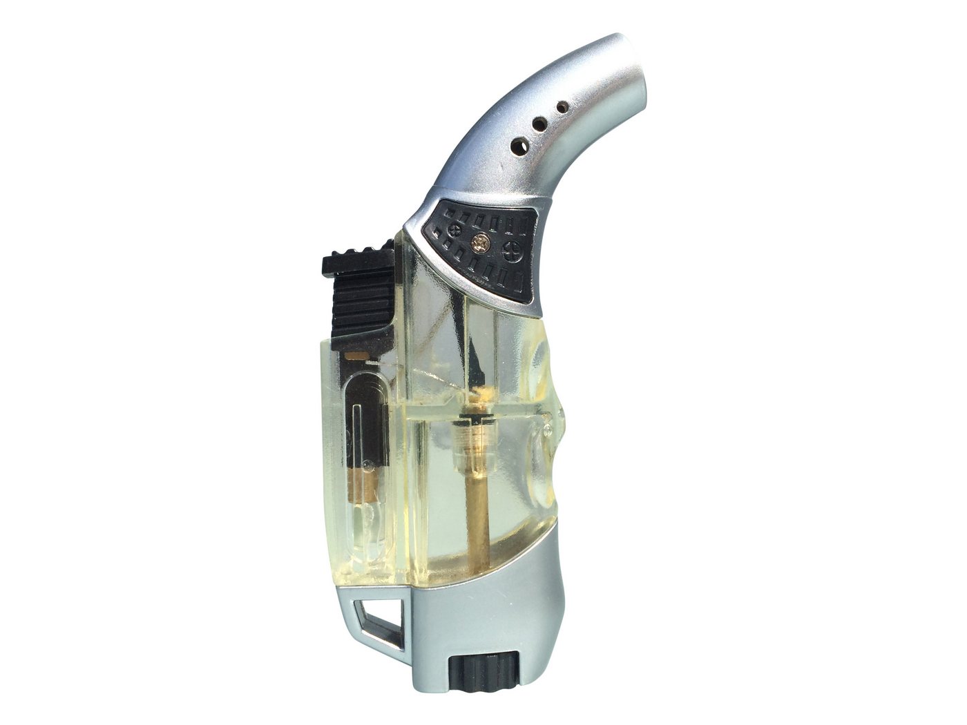 eXODA Feuerzeuge Sturmfeuerzeug Gas nachfüllbar Feuerzeug Küchenbrenner Jetflame von (Unbefüllter Gaslötbrenner), Max. Temperatur 700 °C