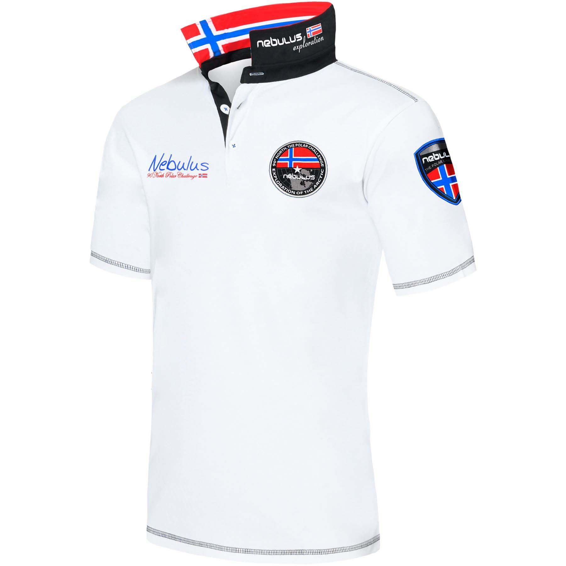 Nebulus Poloshirt BENTER, Q807 - Herren, weiß, L günstig online kaufen